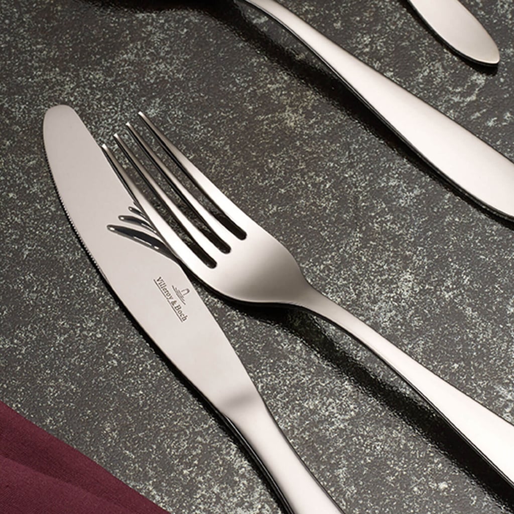 Villeroy & Boch Besteck-Set »Tafelbesteck gebürstet Arthur 30er Set grau«