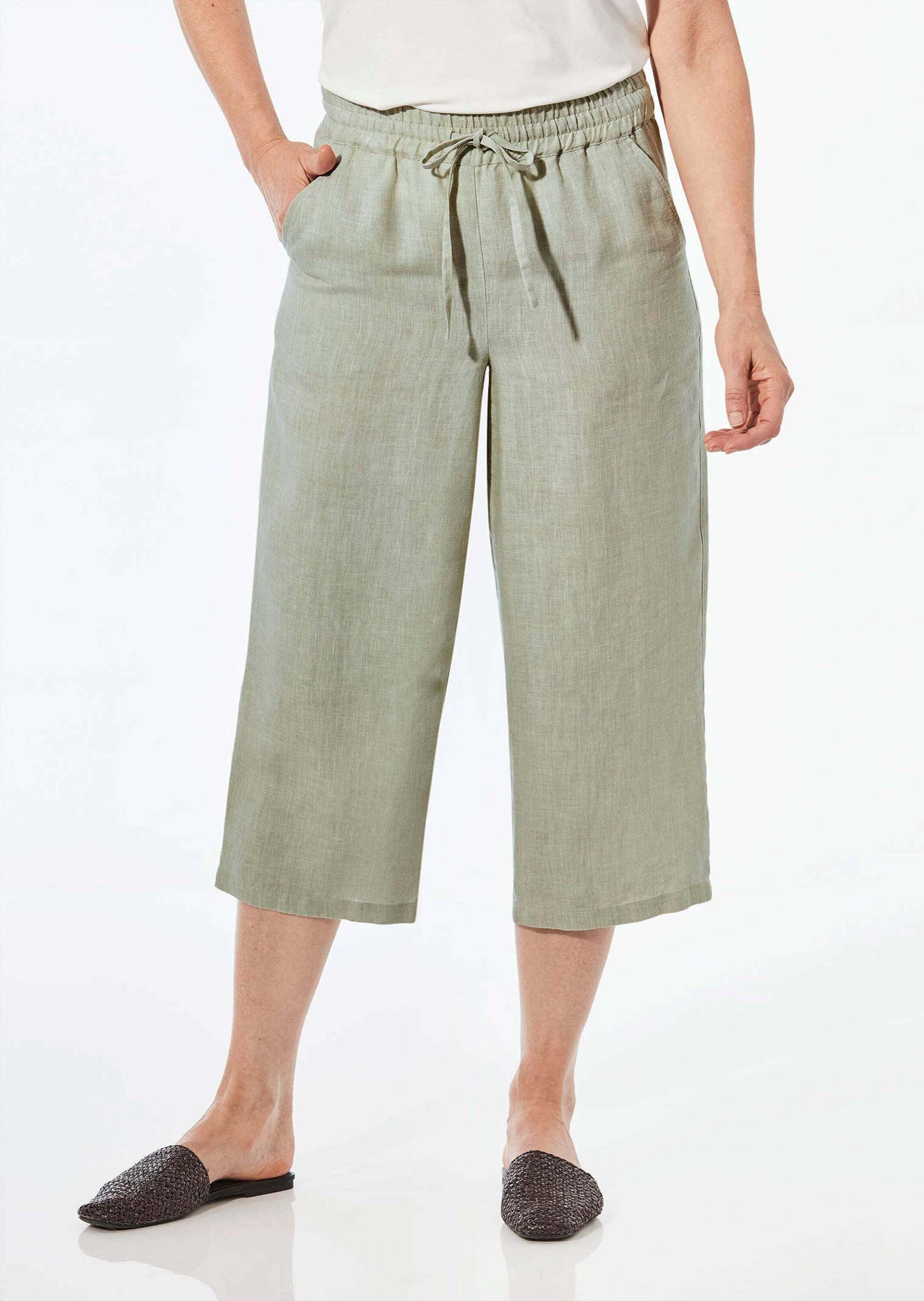 GOLDNER 2-in-1-Hose »Leinenhose«