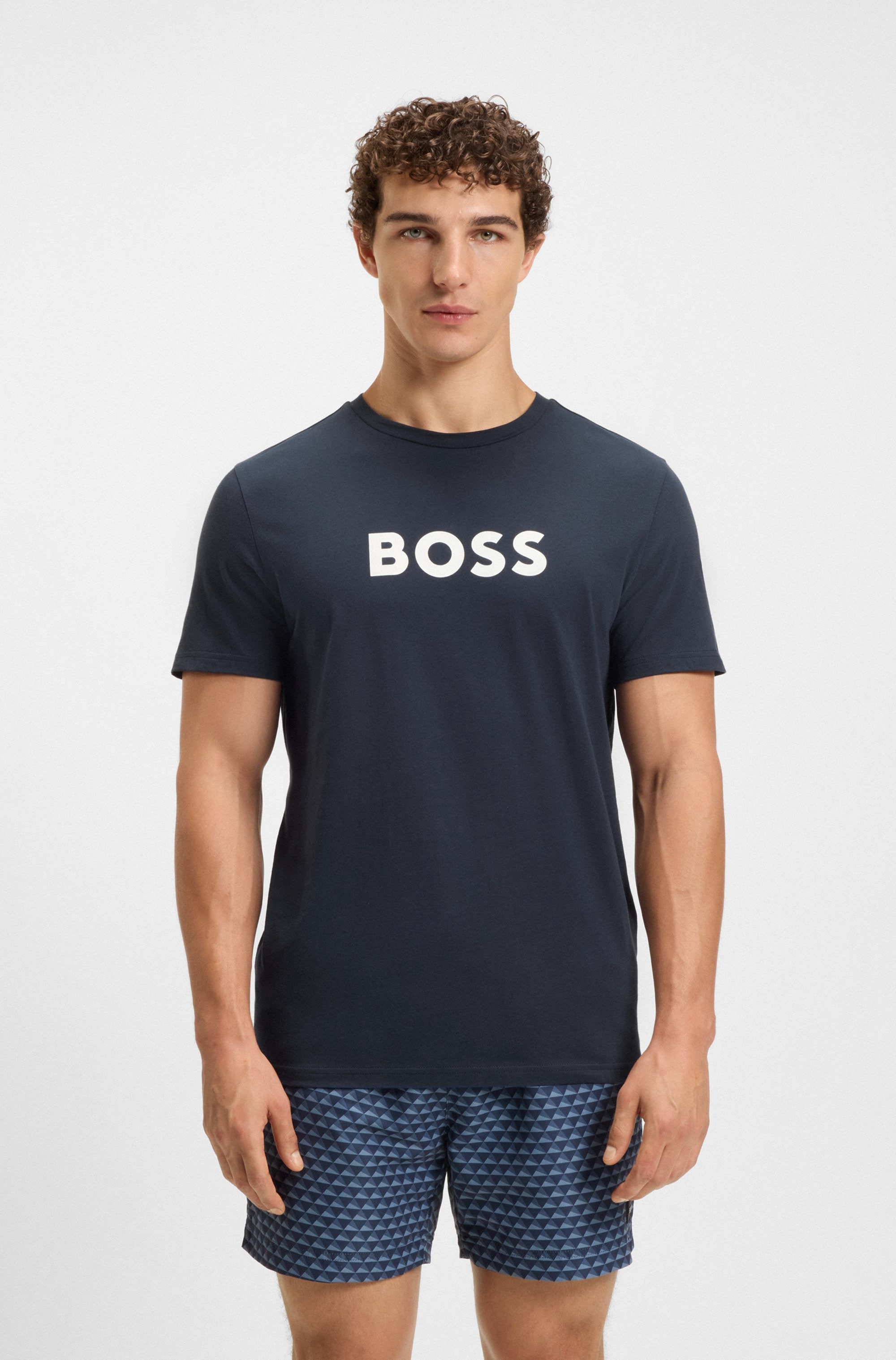 BOSS Strandshirt »T-Shirt RN« mit UV Schutz (SPF 50+), Swimwear