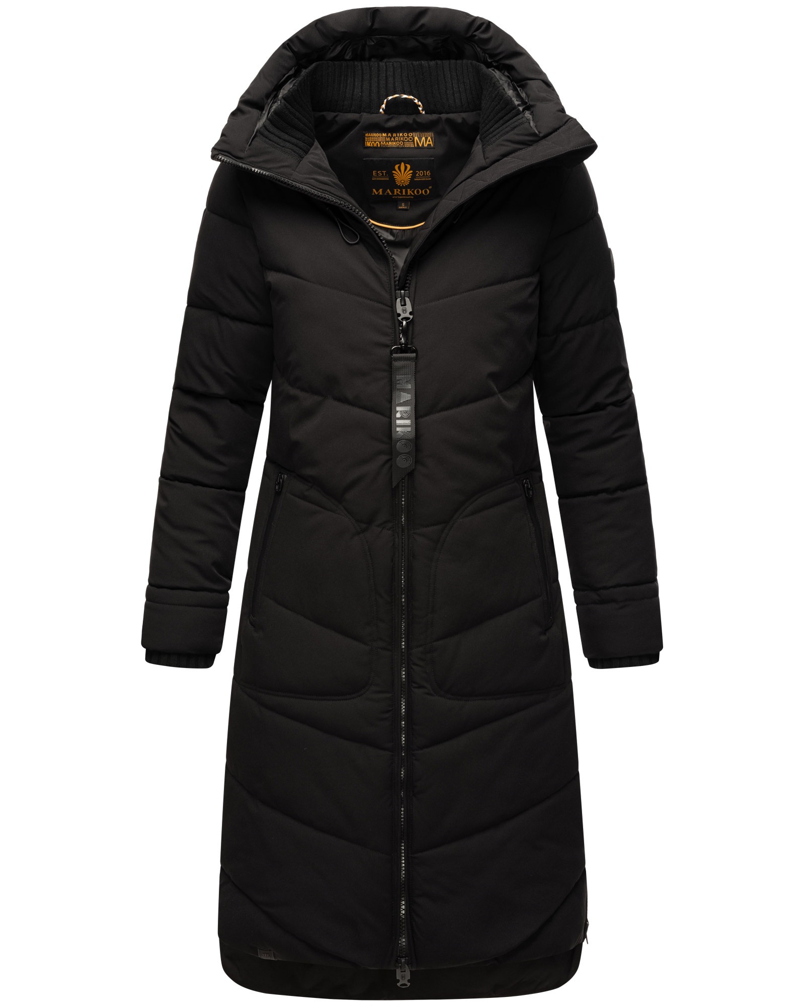 Marikoo Winterjacke »Marikoo Benikoo Damen lange Winterjacke B949«