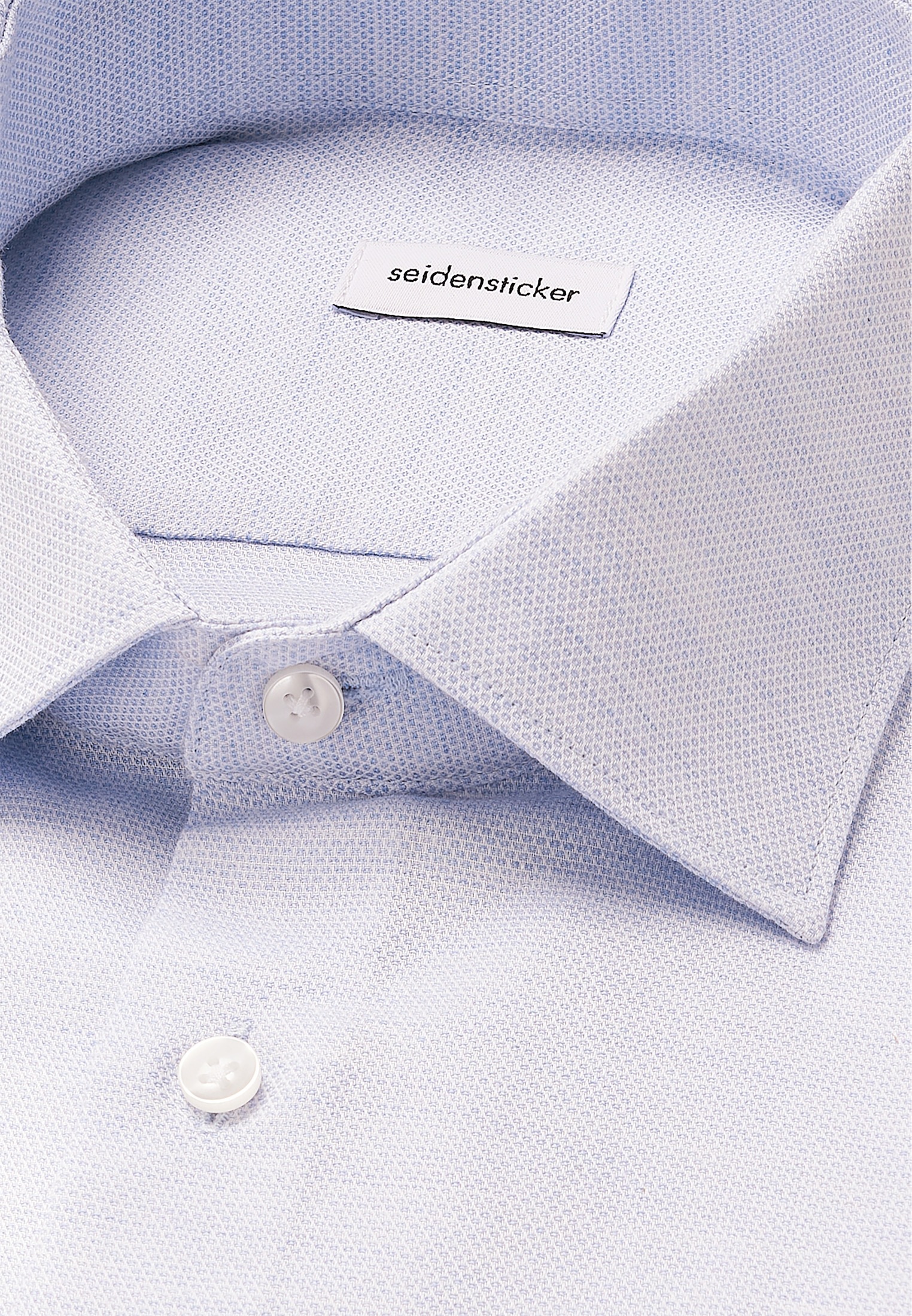 seidensticker Flanellhemd »Schwarze Rose« Slim 1/1 Kentkragen Struktur