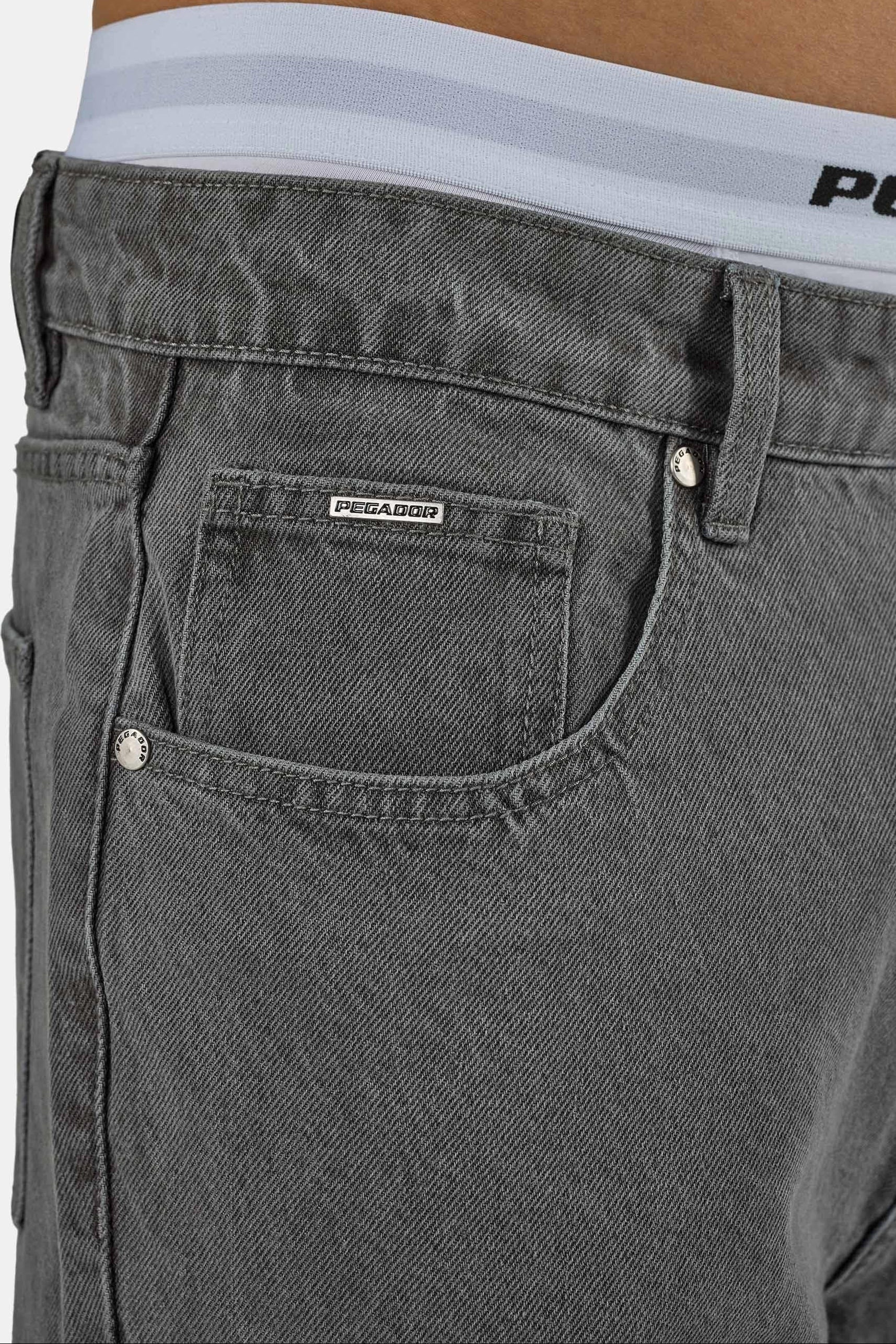 PEGADOR Loose-fit-Jeans »Baltra Baggy Jeans« Baumwolle, loose fit