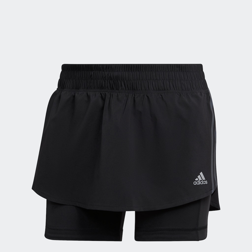 adidas Performance Laufshorts »RUN ICONS 3STREIFEN RUNNING SKORT«, (1 tlg.)