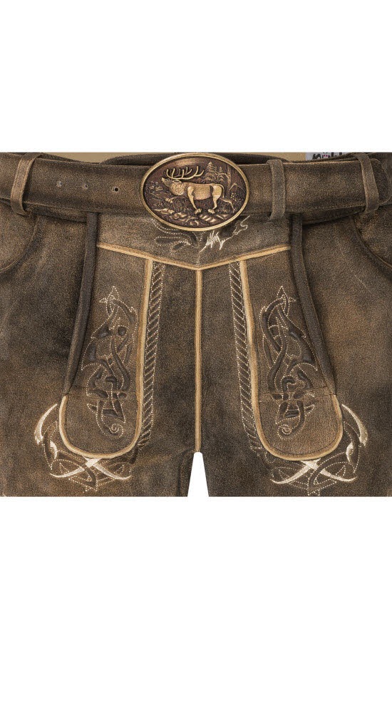 Nübler Trachtenhose »Lederhose kurz Konrad«