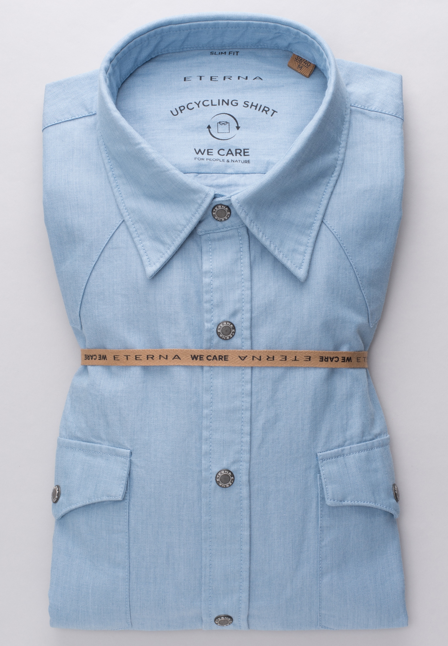 Eterna Langarmhemd »SLIM FIT«, EASY IRON (bügelleicht)