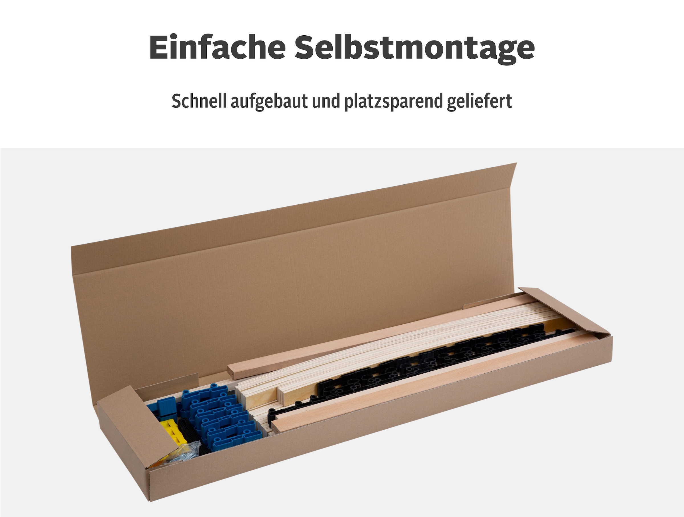 Älgdröm Lattenrost »Lattenrost Glomma NV, 90x200, 140x200 cm und weiteren Größen« Lattenrost für alle Matratzen, & Selbstmontage, langlebig, ergonomisch