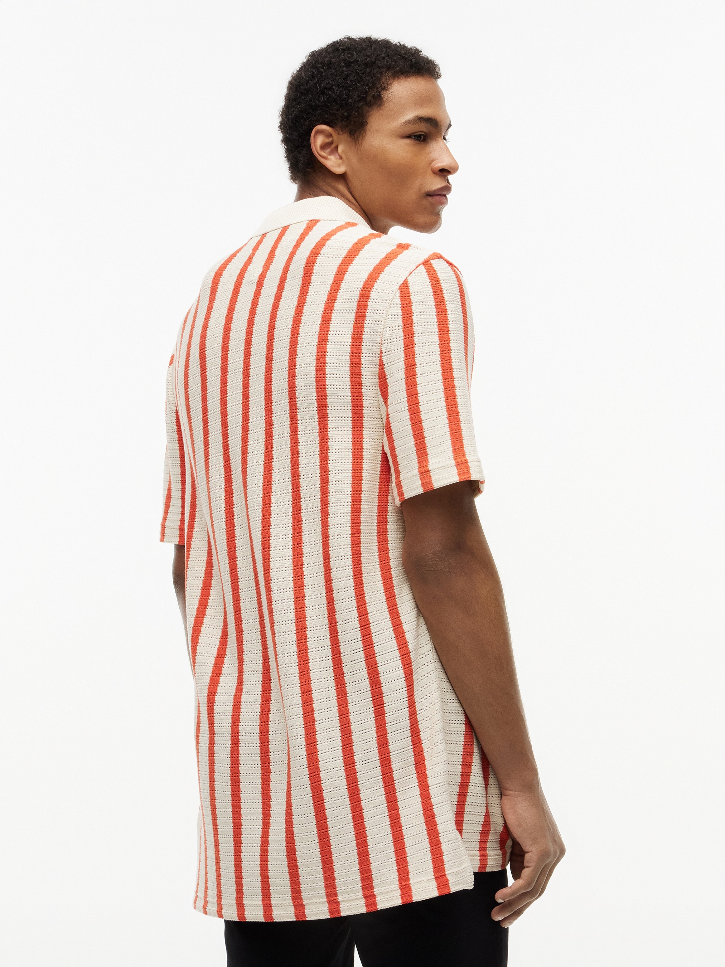 Tommy Hilfiger Poloshirt »OPEN KNIT RELAXED FIT POLO« aus Lochstrick, relaxed