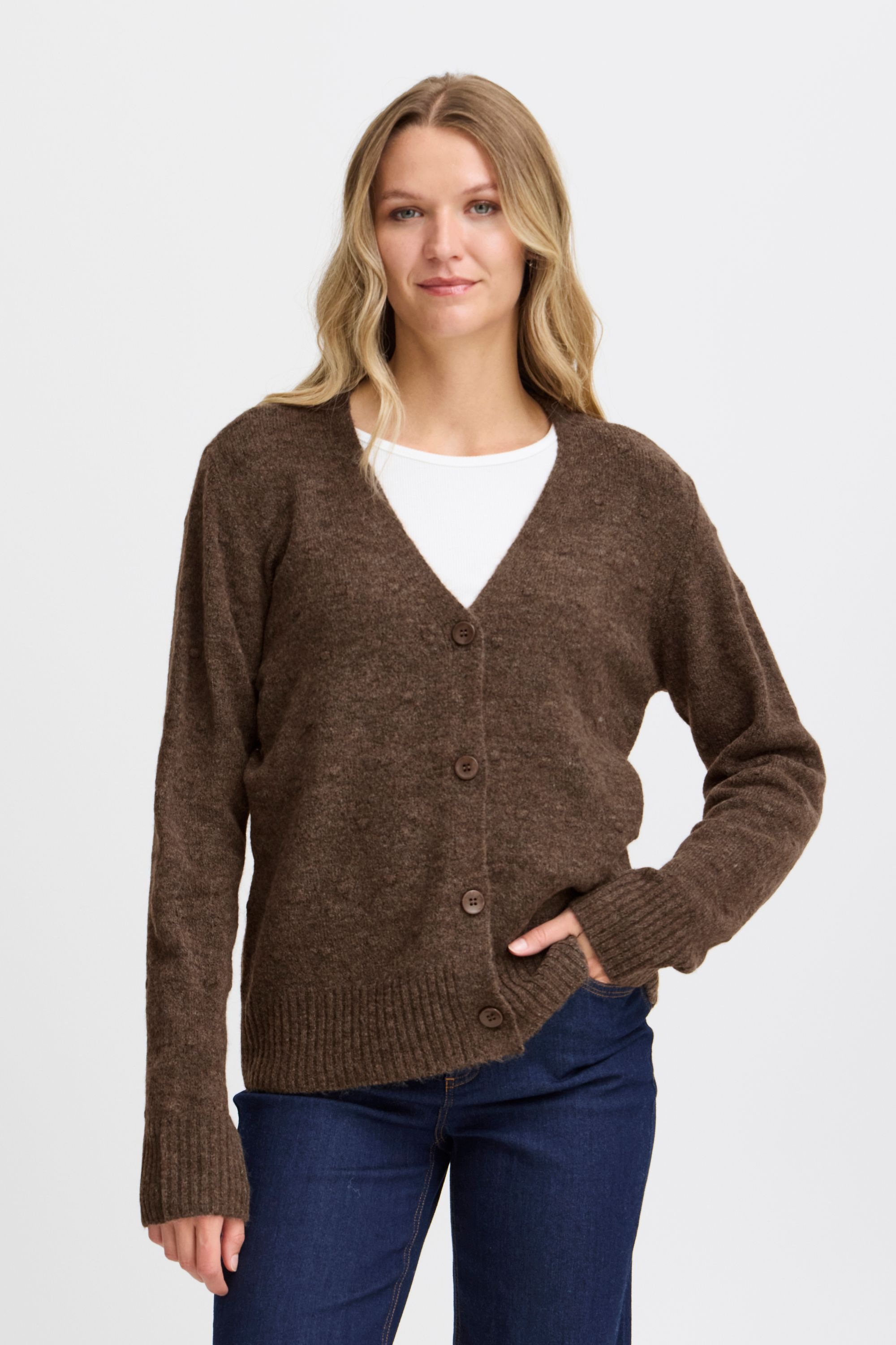 fransa Strickjacke »Strickjacke FRELISE CAR 1«