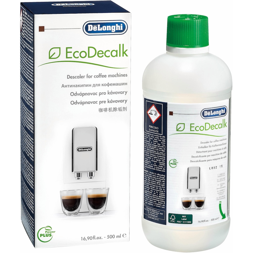 De'Longhi Entkalker »SER3018 EcoDecalk«, Kalklöser für Kaffeevollautomat und Espressomaschine