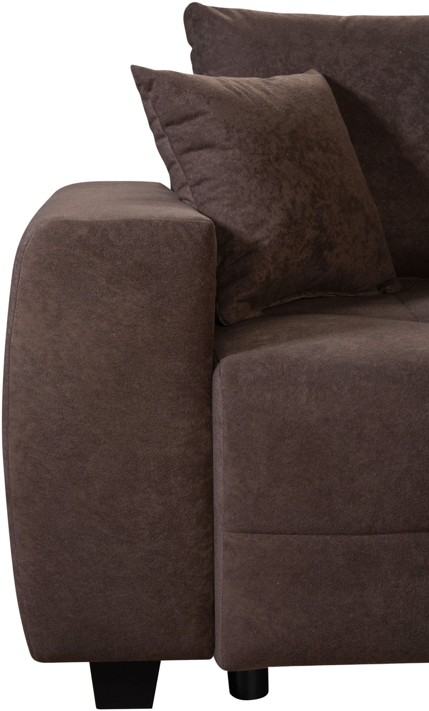 COLLECTION AB Ecksofa Ecksofa,Schlaffunktion,Bonnelfederkern,Rückenkissen