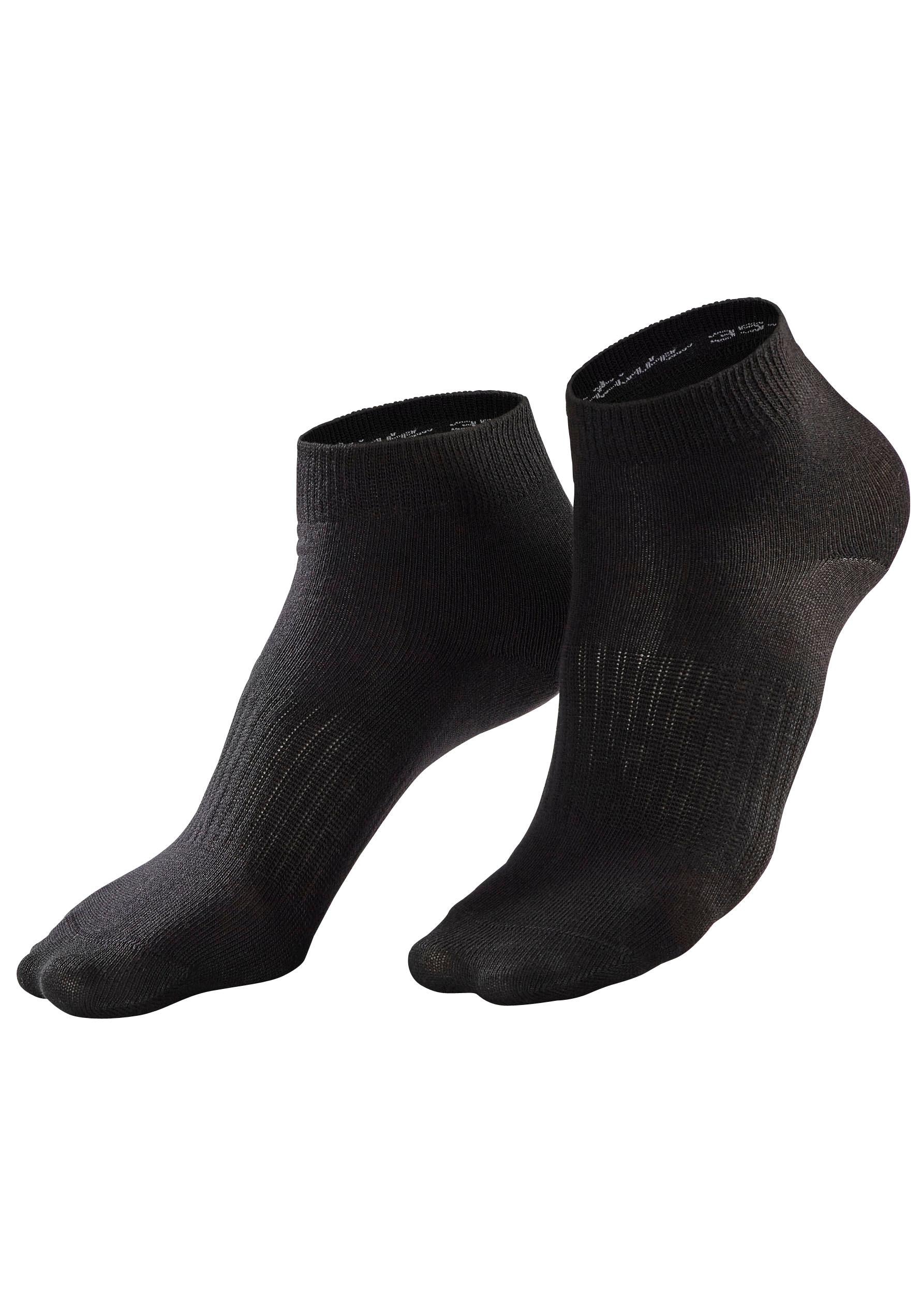 LASCANA ACTIVE Sneakersocken, (Packung, 7 Paar), mit Mittelfußgummi