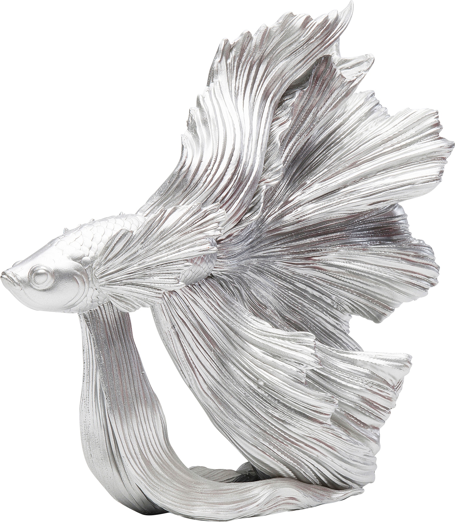 Kare Design Dekofigur »Betta Fish Silber Klein«