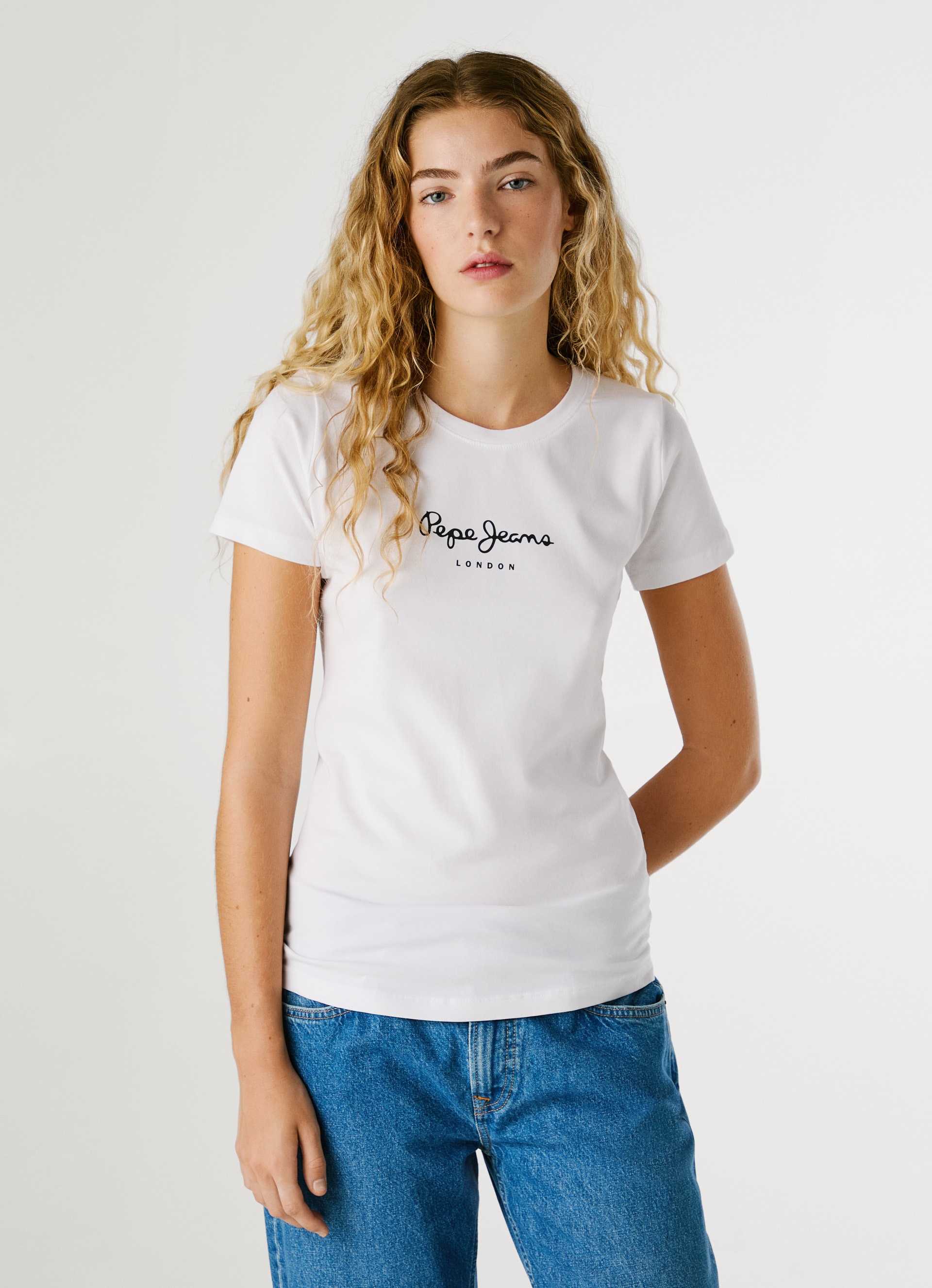 Pepe Jeans T-Shirt »NEW VIRGINIA« mit Logo-Print