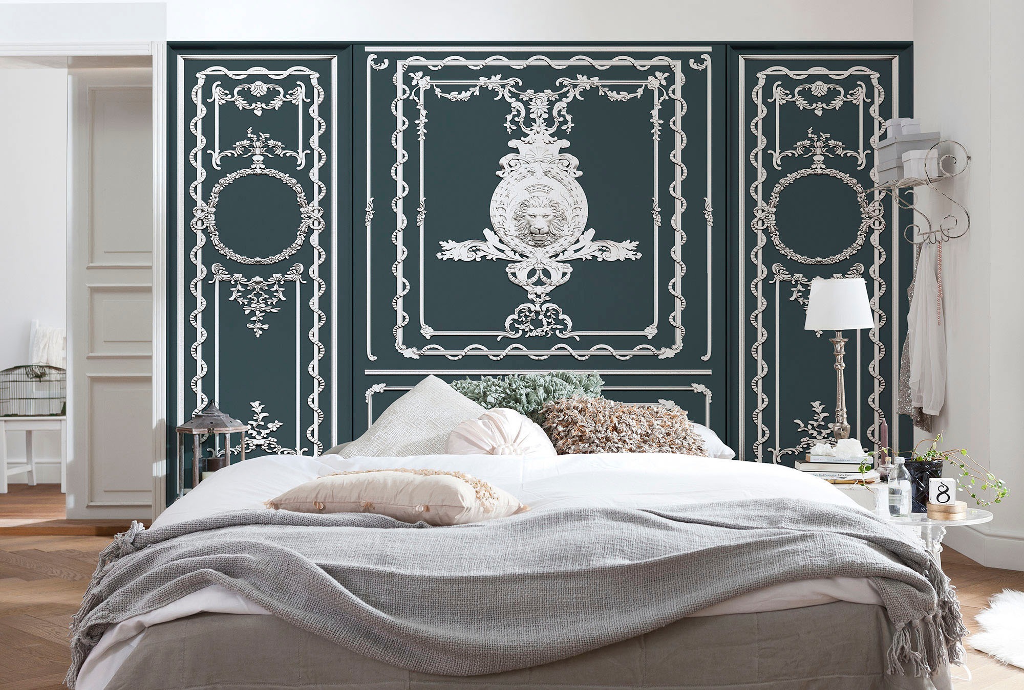 Komar Vliestapete »Digitaldruck Vlies - Classy Castle - Größe 400 x 250 cm«, bedruckt, Wohnzimmer, Schlafzimmer