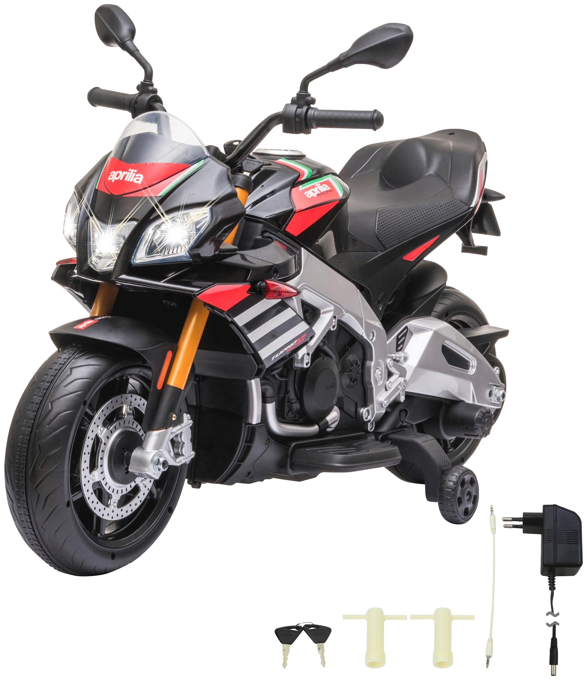 Jamara Elektro-Kindermotorrad »Ride-on Aprilia Tuono V4 1100RR« ab 3 Jahren bis 25 kg in bunt