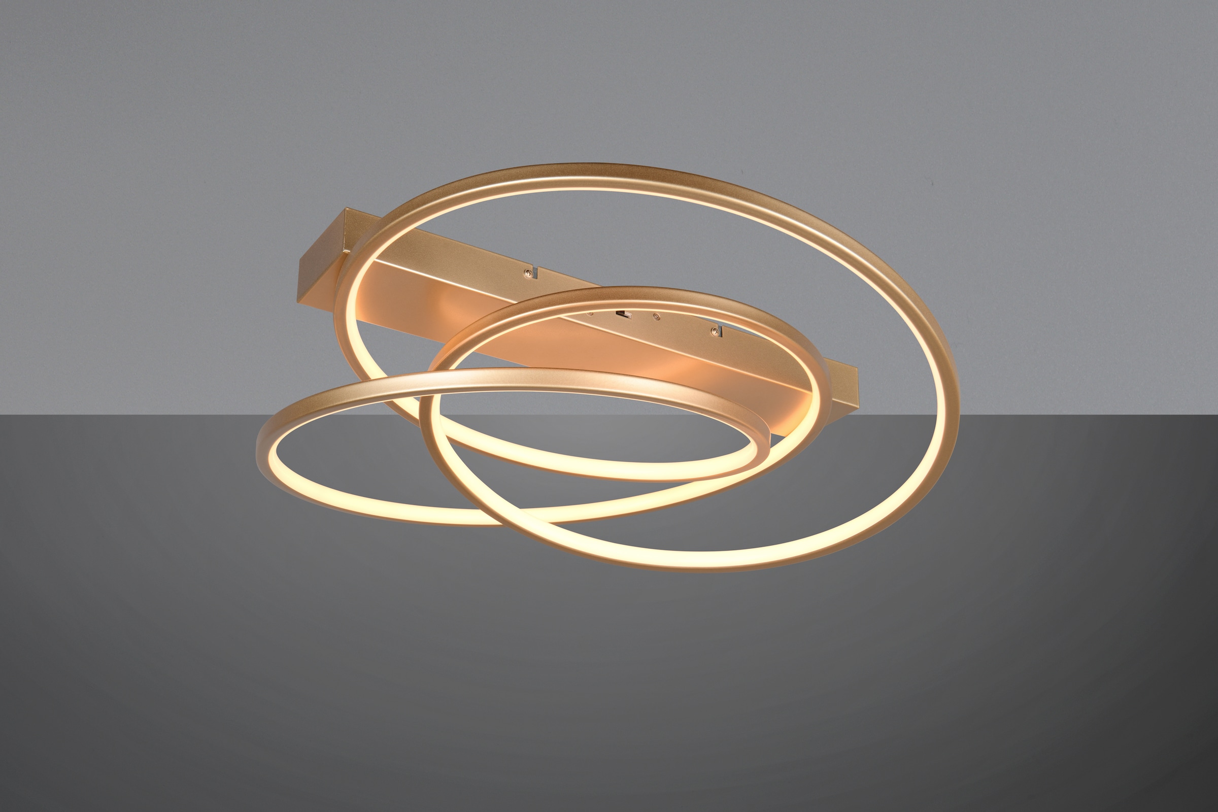 TRIO Leuchten LED Deckenleuchte »DARVIN, LED Deckenlampe 34W 4500 Lumen, dimmbar Lichtfarbe einstellbar« LED-Board 1 Stk. warmweiß - kaltweiß CCT 2300/3000/4000K warmweiß-kaltweiß, Deckenlampe Büro Wohnzimmer