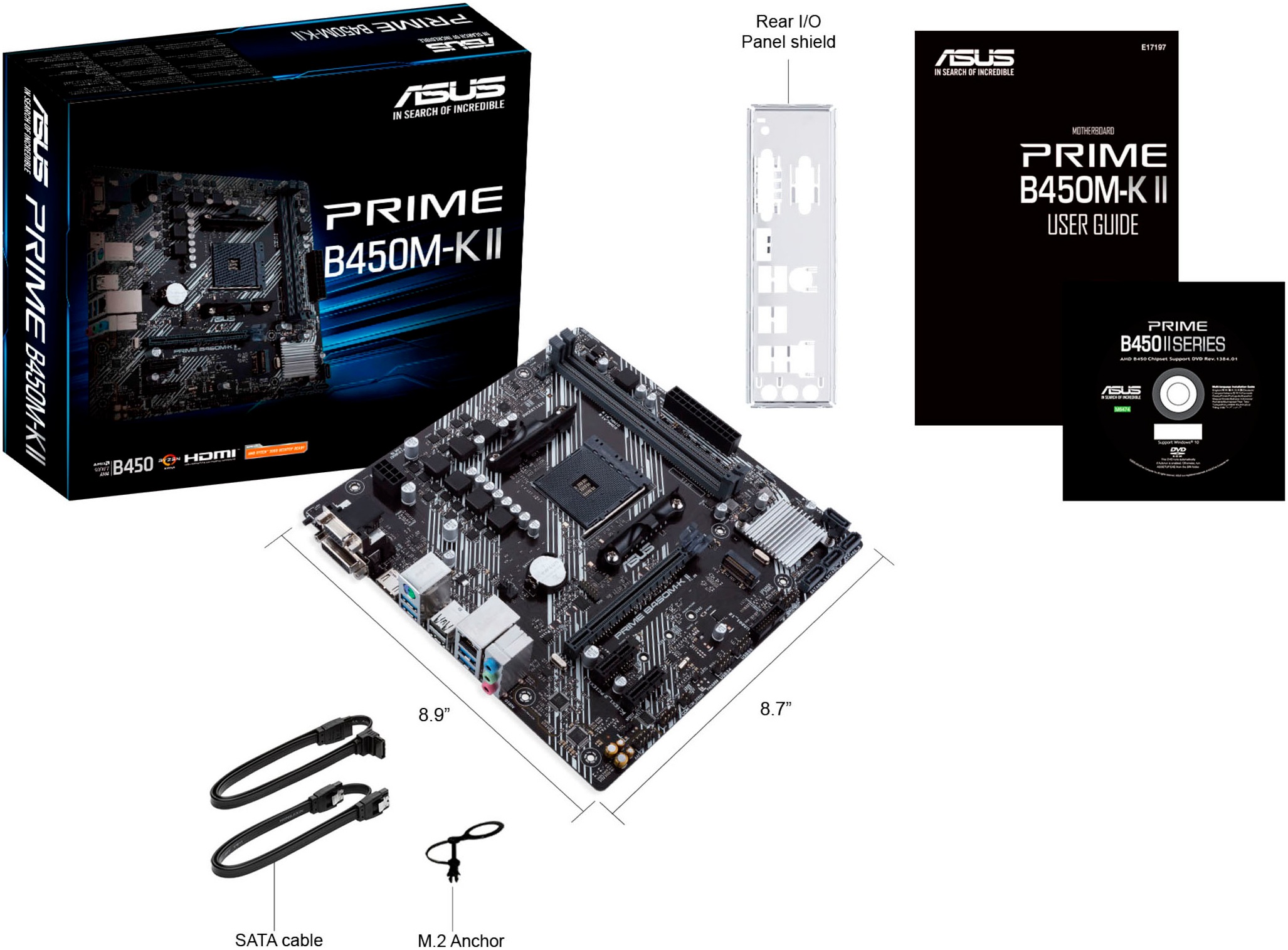 Asus Mainboard »Prime B450M-K II«