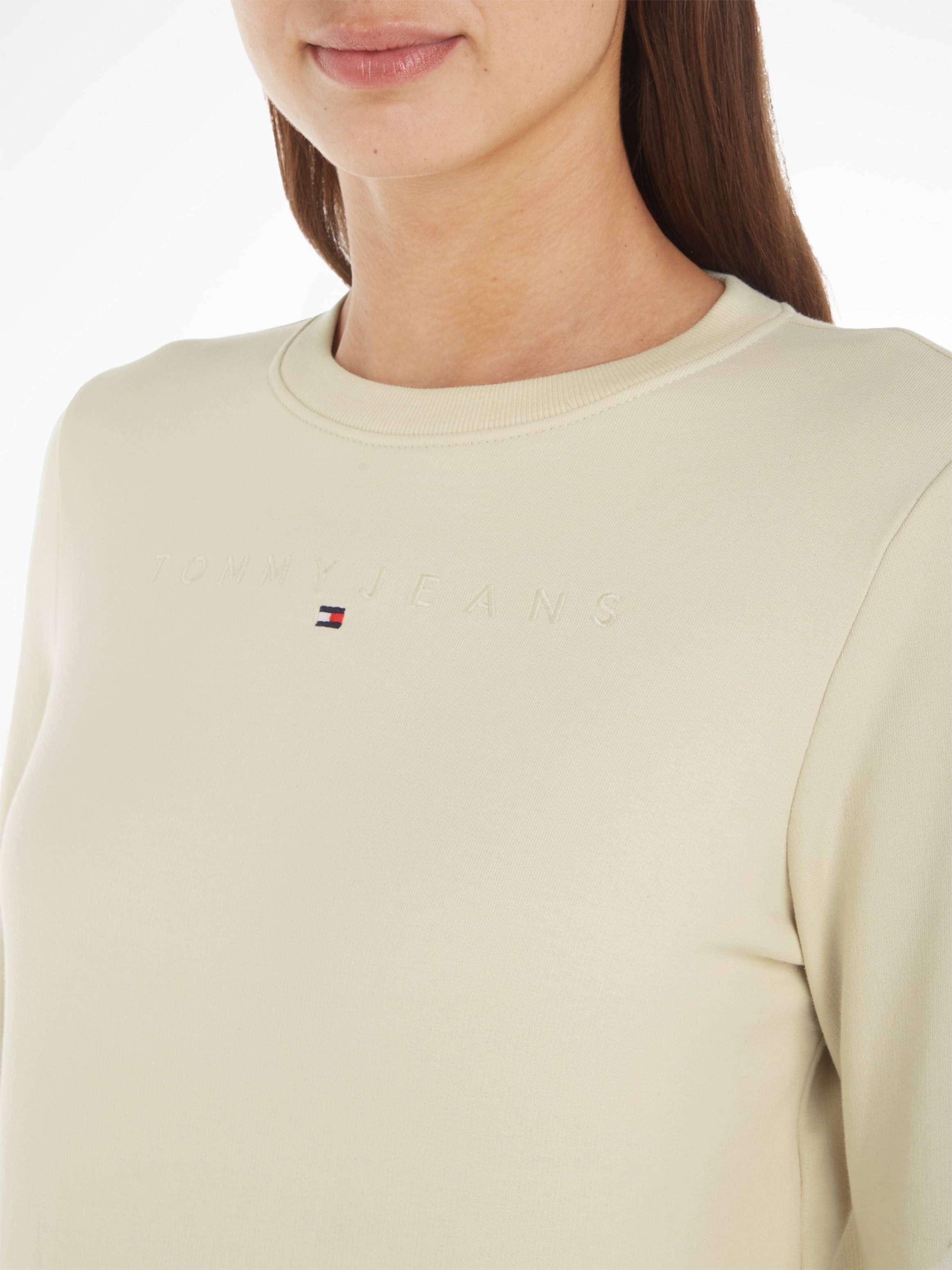 Tommy Jeans Sweatshirt »TJW REG LINEAR CREW EXT«, mit Logoschriftzug