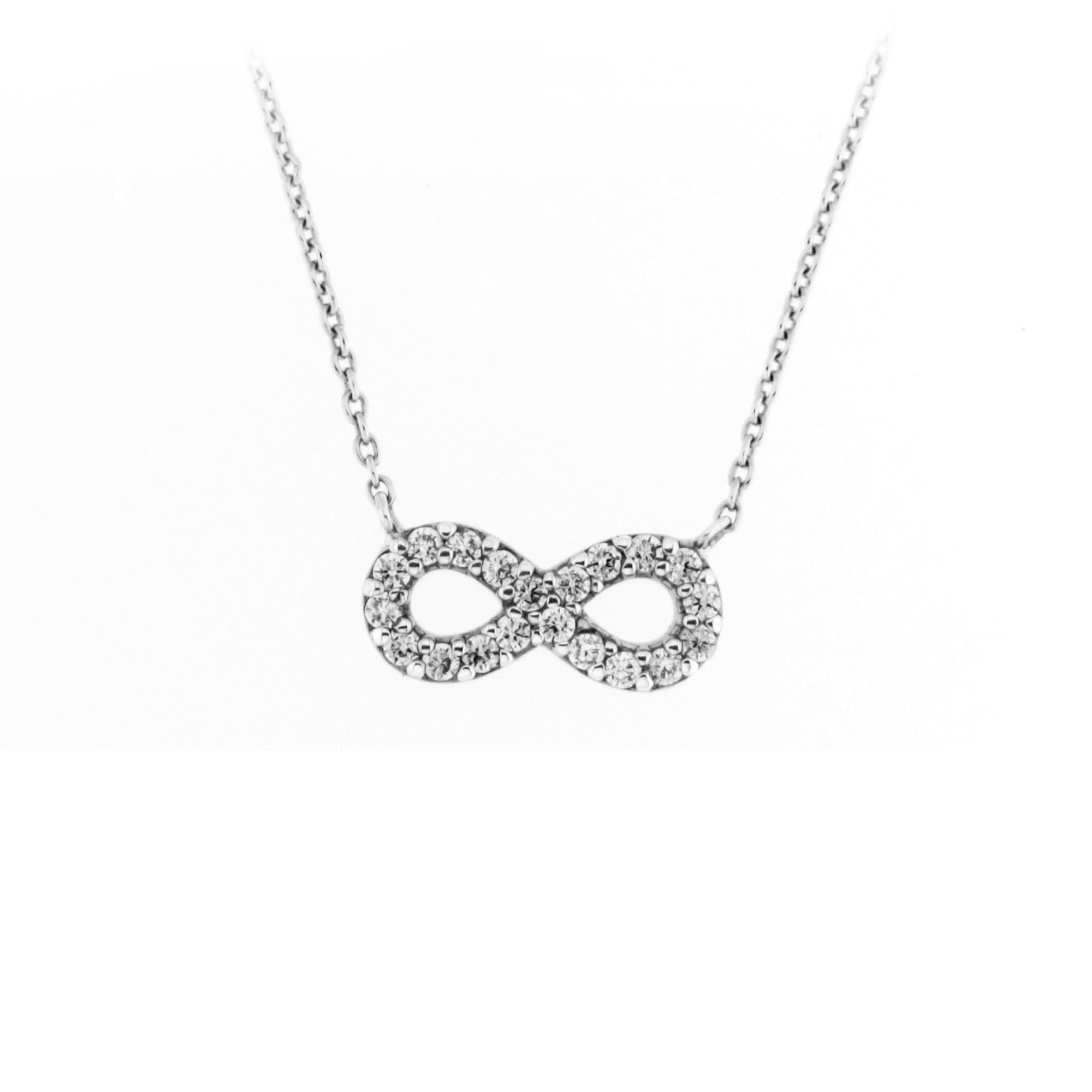 Collier »Collier Infinity-Symbol mit weißen Zirkonia, Silber 925«