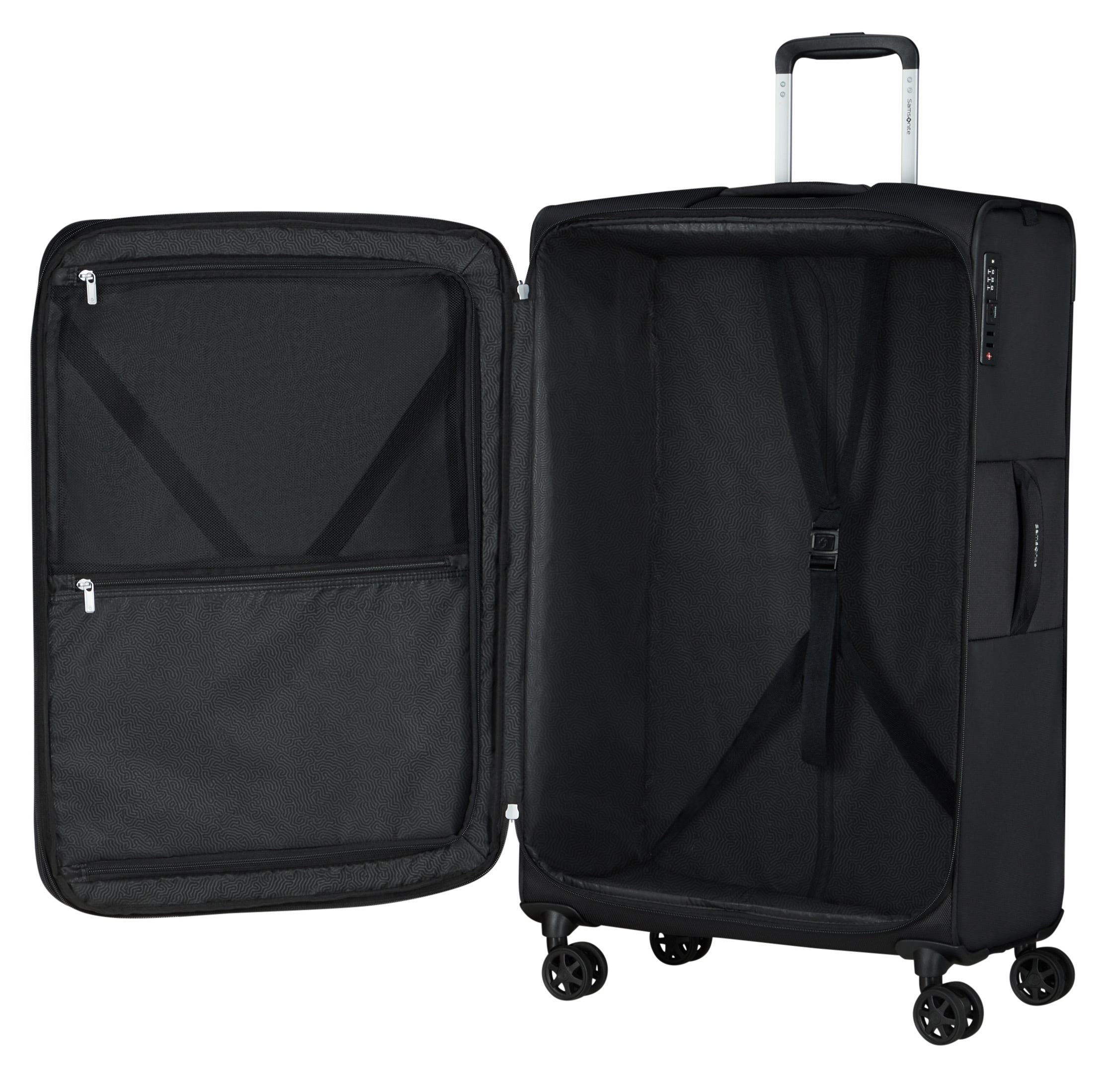 Samsonite Weichgepäck-Trolley »URBIFY, verschiedene Größen«, 4 Rollen, Koffer Reisegepäck Weichgepäckkoffer Volumenerweiterung