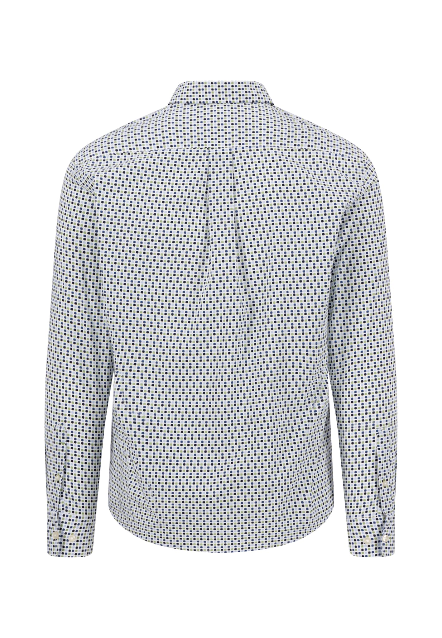FYNCH-HATTON Langarmhemd mit Mininalprint und Button-down-Kragen