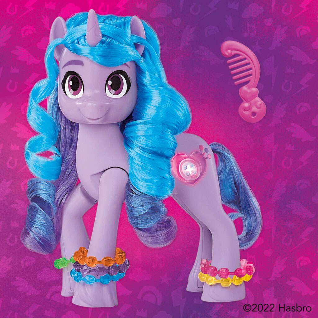 Hasbro Spielfigur »Izzy Moonbow«, mit über 20 Reaktionen und leuchtendem Schönheitsfleck