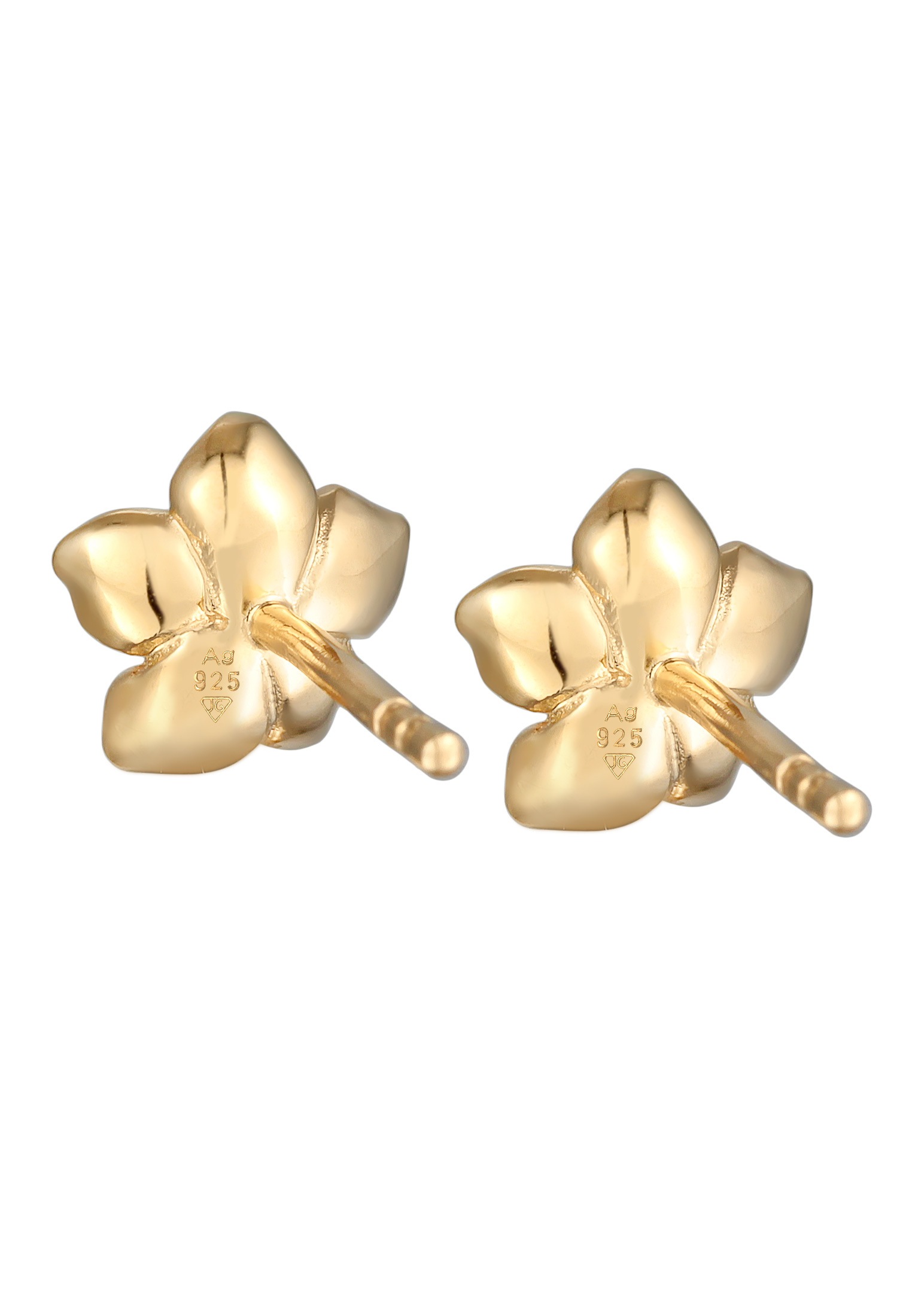 Elli Paar Ohrstecker »Ohrringe Blüte Blume Flower Zirkonia 925 Silber«