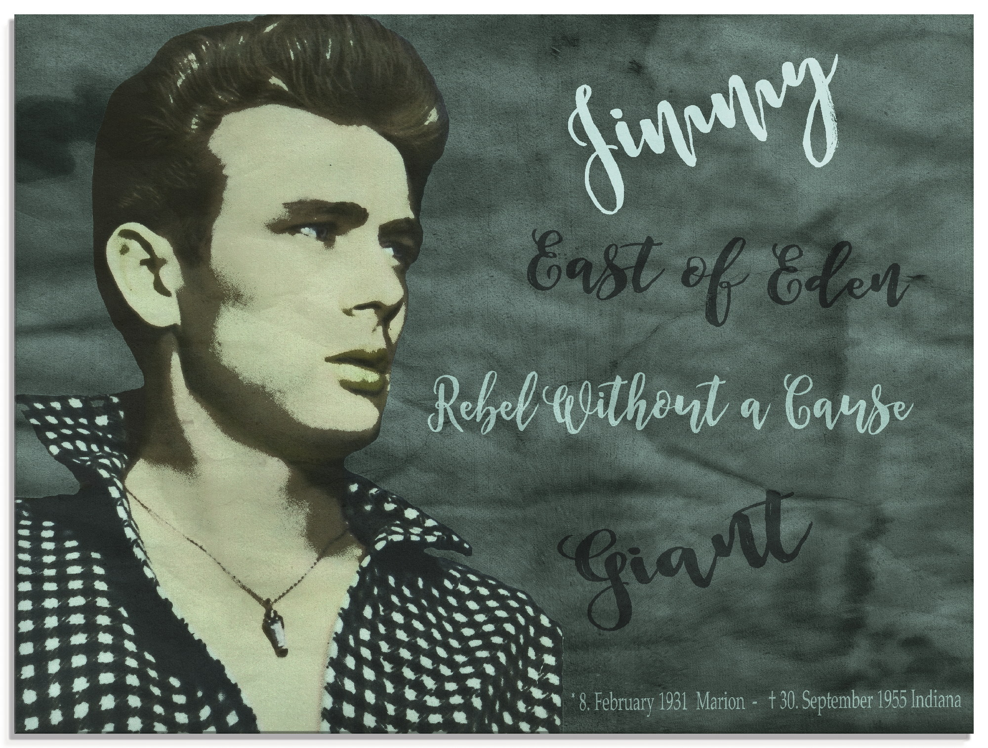 Artland Glasbild »Legende James«, Stars, (1 St.)