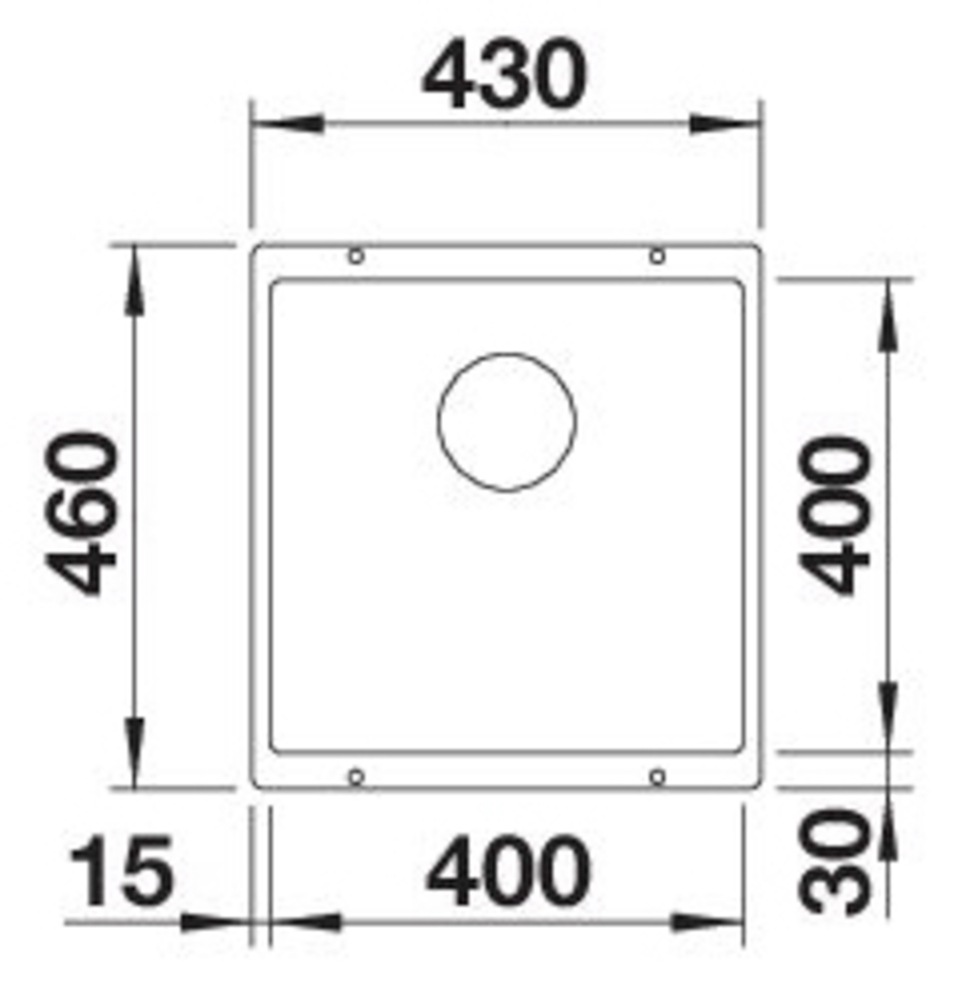 Blanco Granitspüle »ROTAN 400-U« 1 Stk. tlg. erhältlich in mehreren Farben