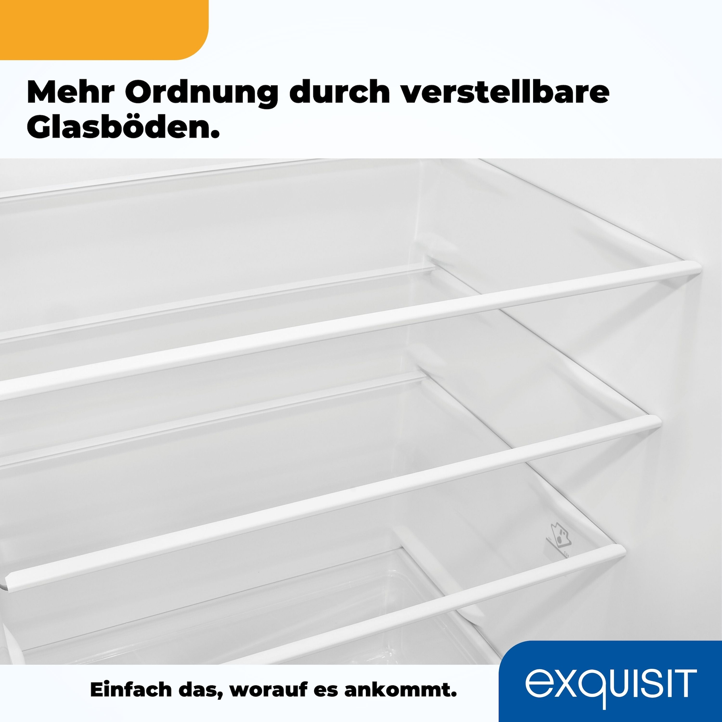 exquisit Kühl-/Gefrierkombination »KGC265-70-040D inoxlook-az«