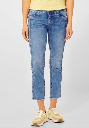 STREET ONE Slim-fit-Jeans, mit Passe hinten kaufen