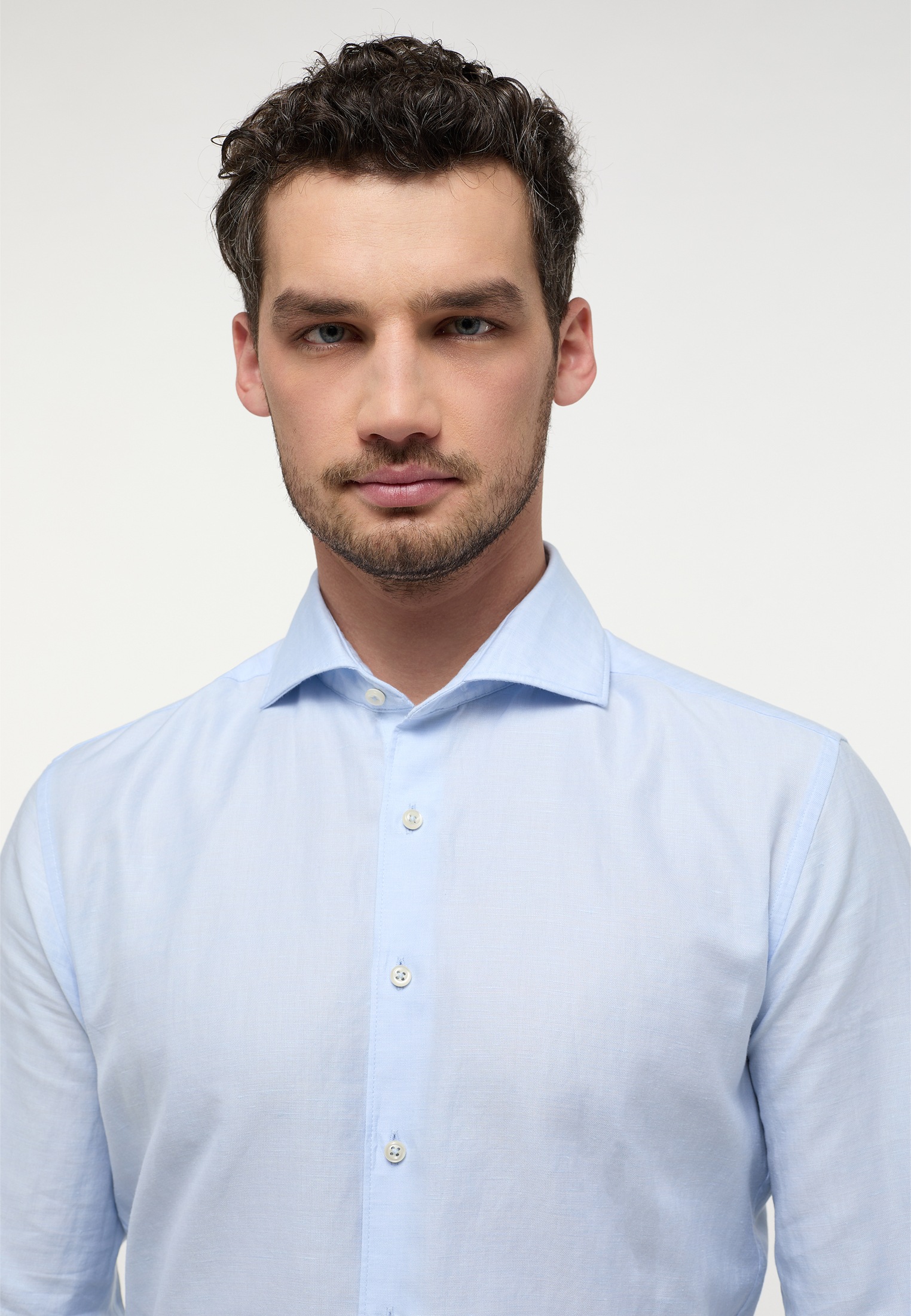 Eterna Langarmhemd »SLIM FIT«, EASY IRON (bügelleicht)