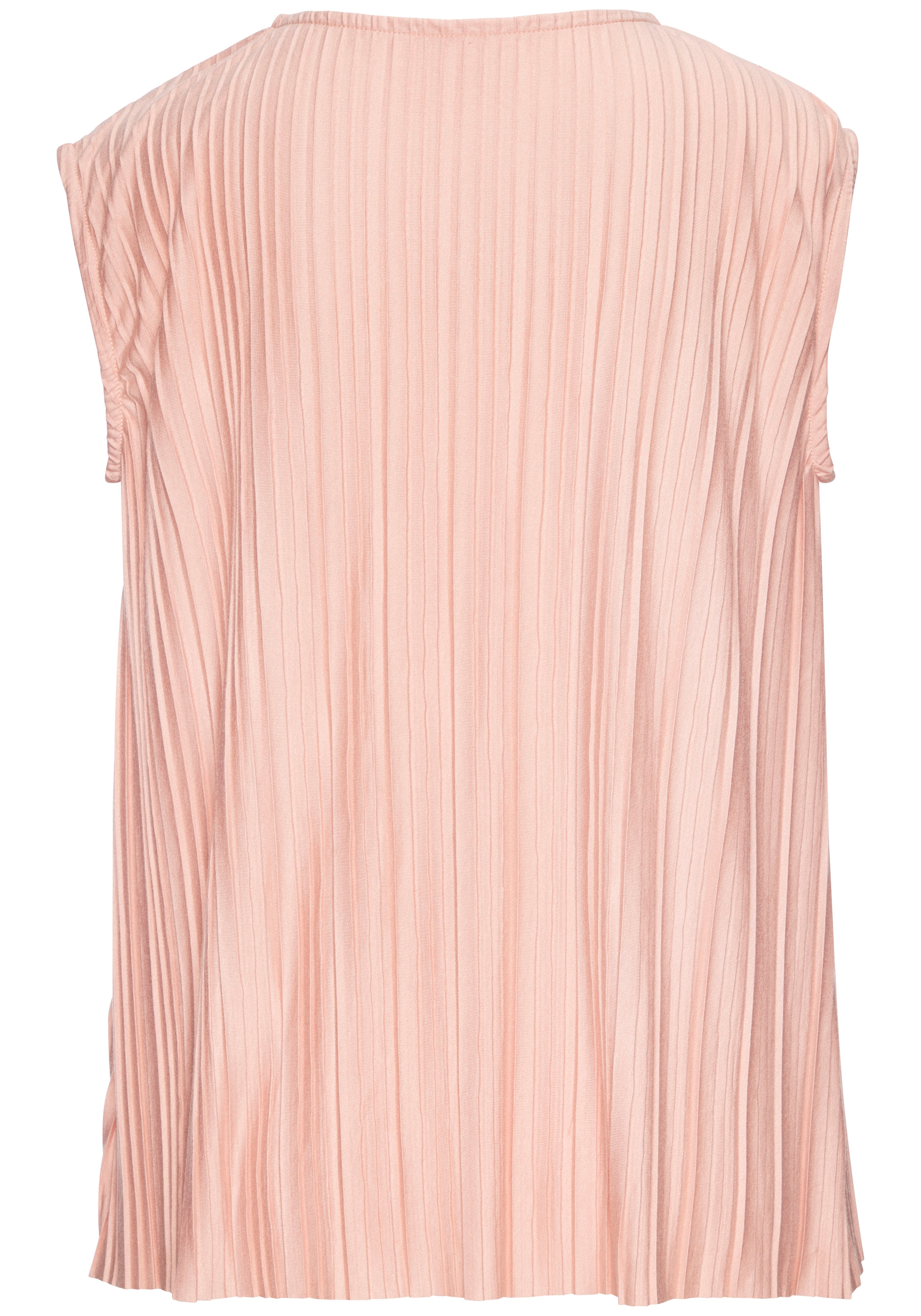 LASCANA Pliseetop aus angenehmer Viskose-Mischqualität