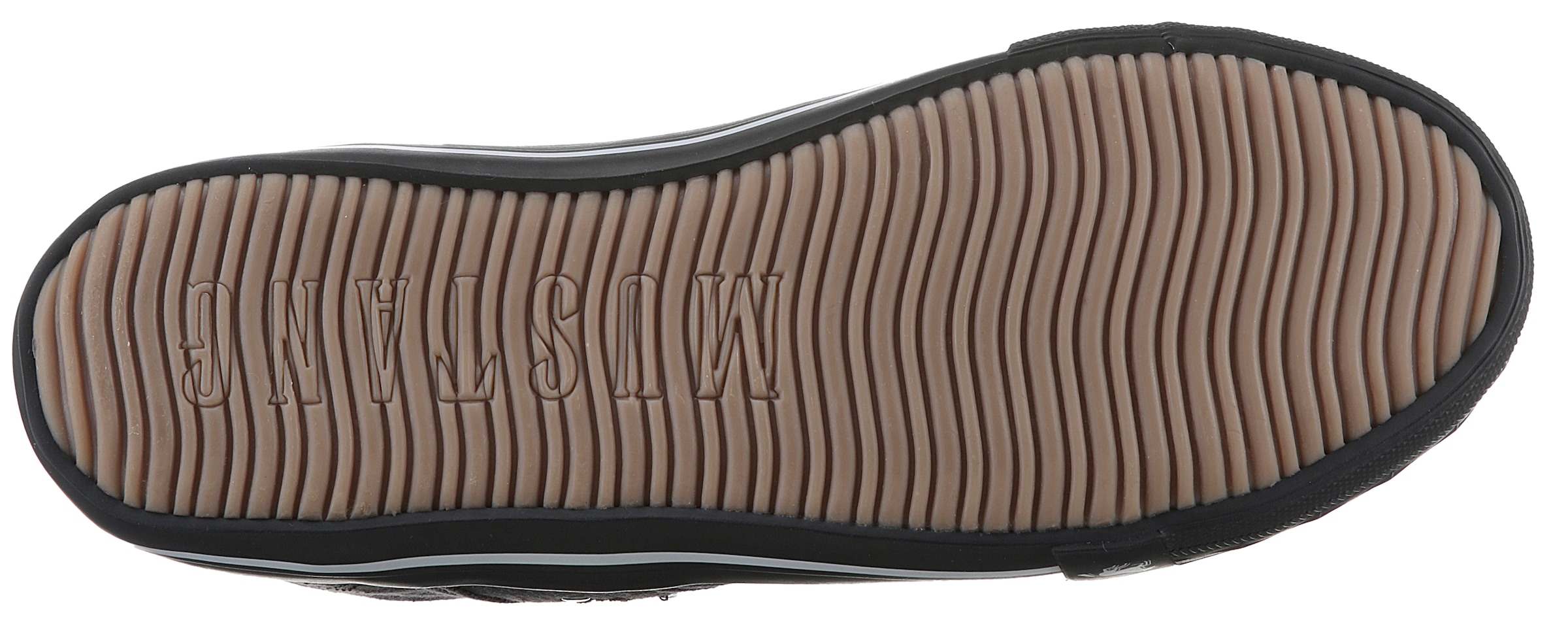 Mustang Shoes Sneaker, High Top-Sneaker, Schnürschuh mit Label in der Laufsohle