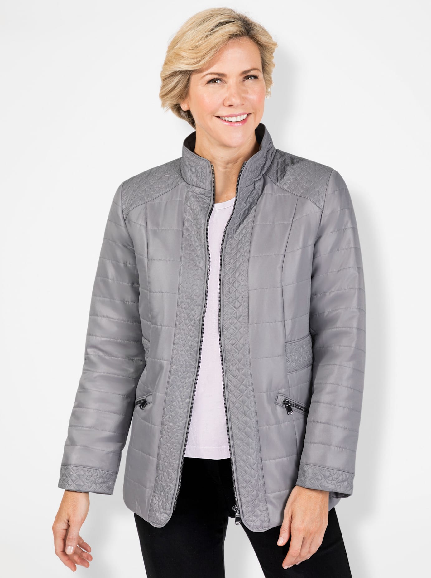 Classic Steppjacke, ohne Kapuze