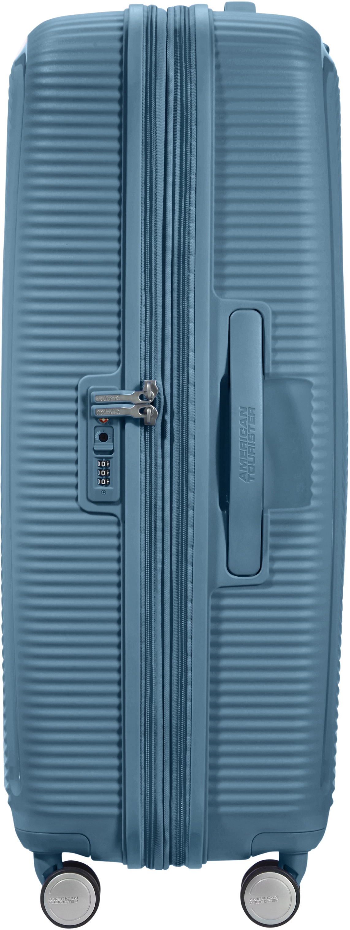 American Tourister® Hartschalen-Trolley »SOUNDBOX, in verschiedenen Farben und Größen«, 4 Rollen, Reisekoffer Trolley Aufgabegepäck TSA-Zahlenschloss Volumenerweiterung
