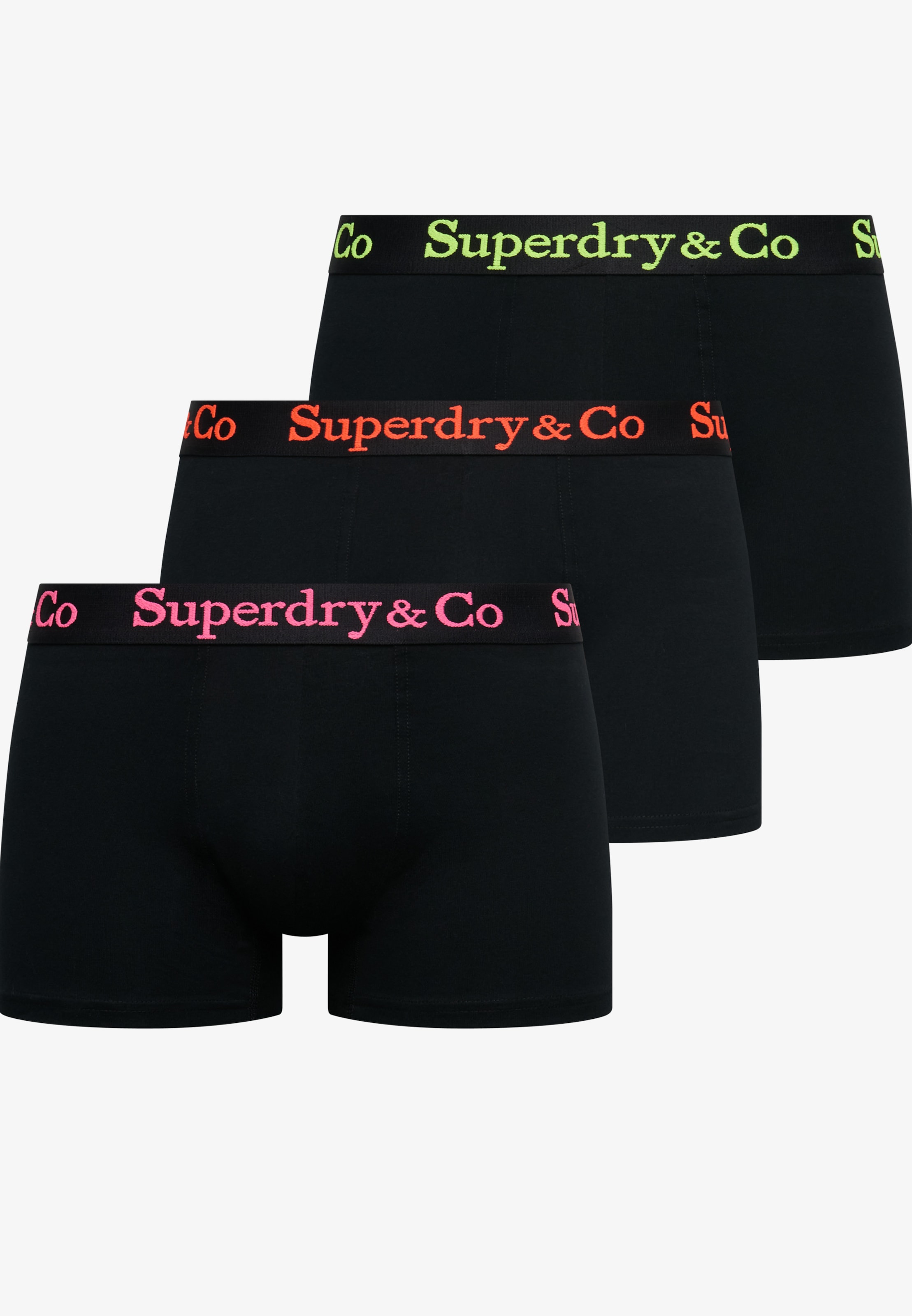 Superdry Boxershorts »SDRY & CO TRUNK TRIPLE PACK« Packung, 3 Stk. Baumwollmischung, slim fit