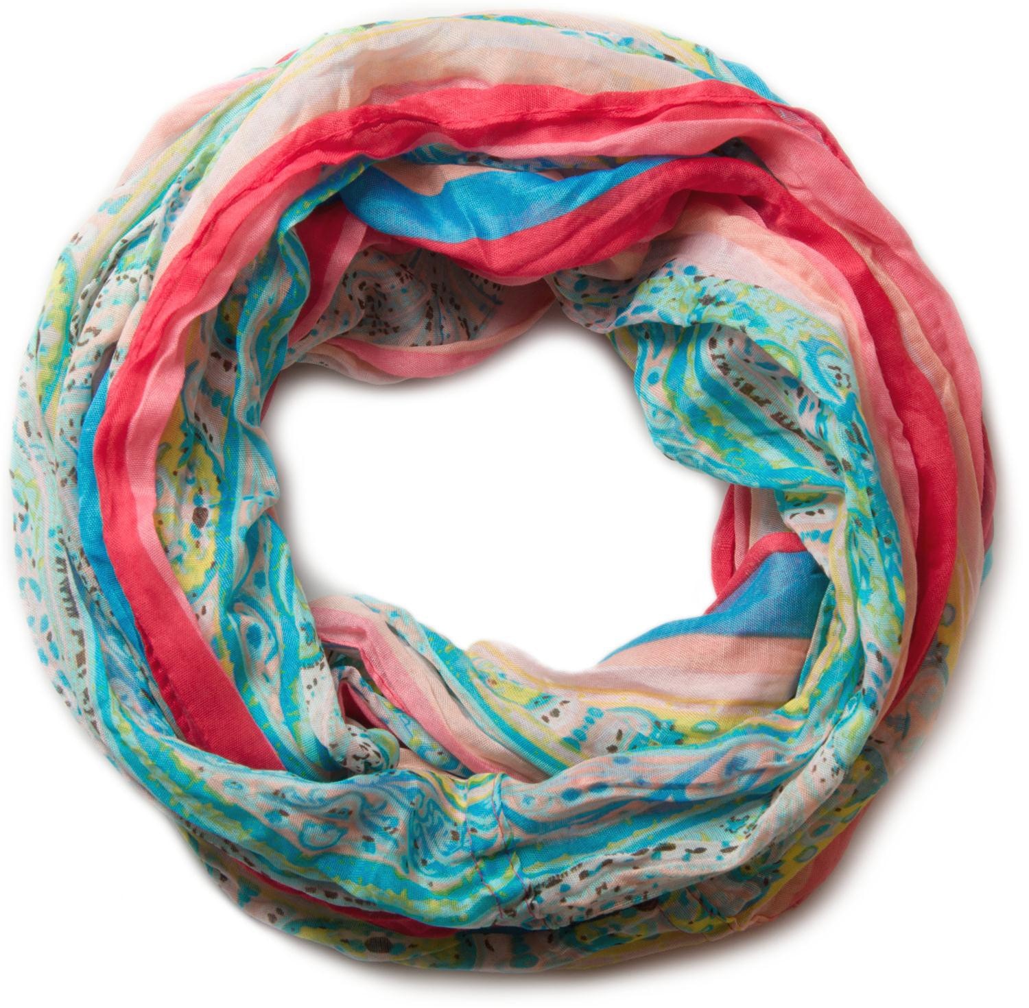 styleBREAKER Loop »Loop mit Streifen Paisley Muster« 1 Stk.