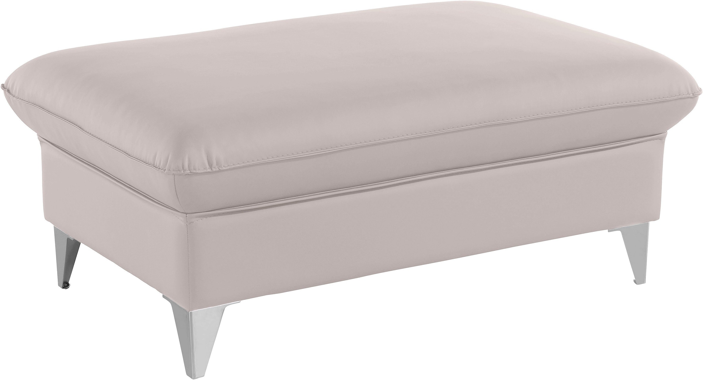 COTTA Polstergarnitur »Caluso L-Form« Set bestehend aus: Ecksofa mit Kopfteilverstellung & Hocker