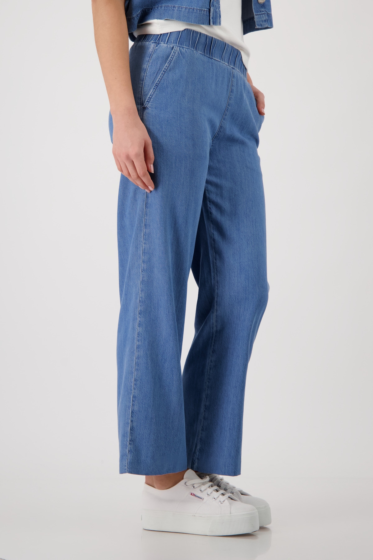 Monari Culotte  Regular fit mit elastischem Bund