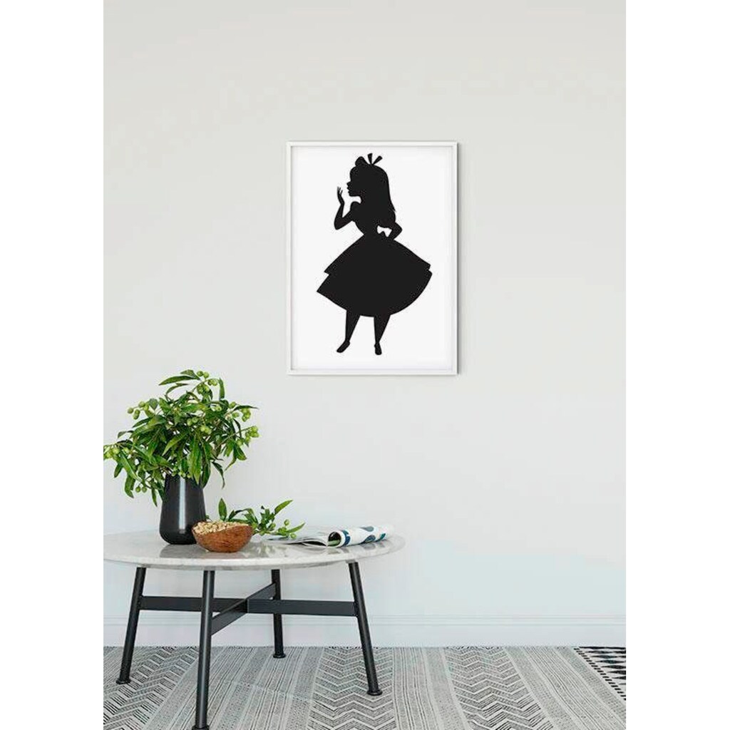 Komar Poster »Alice Silhouette«, Disney, (1 St.)