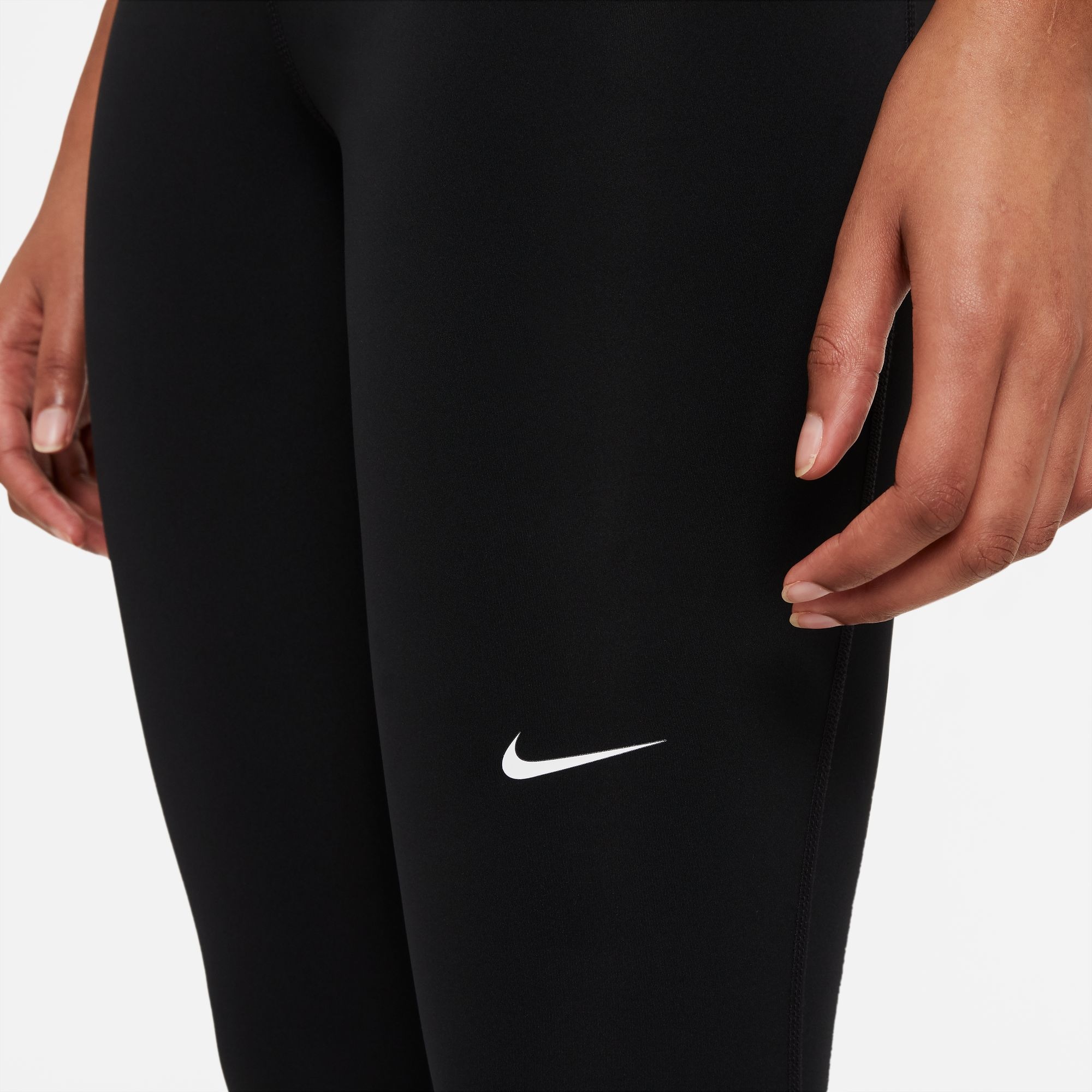 Nike Trainingstights »PRO WOMEN'S MID-RISE MESH-PANELED LEGGINGS«
