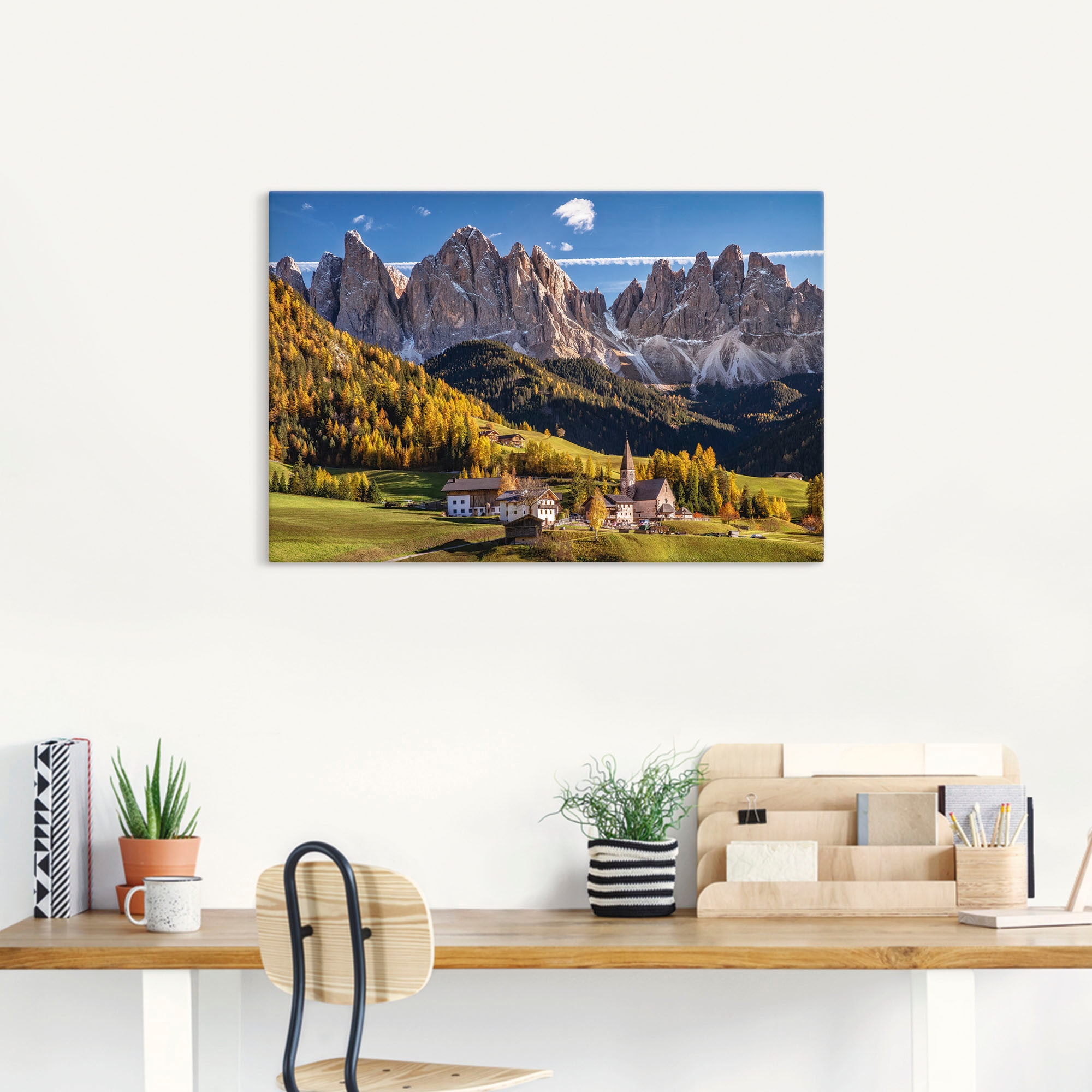 Artland Wandbild »Herbst in Südtirol«, Berge & Alpenbilder, (1 St.), als Leinwandbild, Poster in verschied. Größen