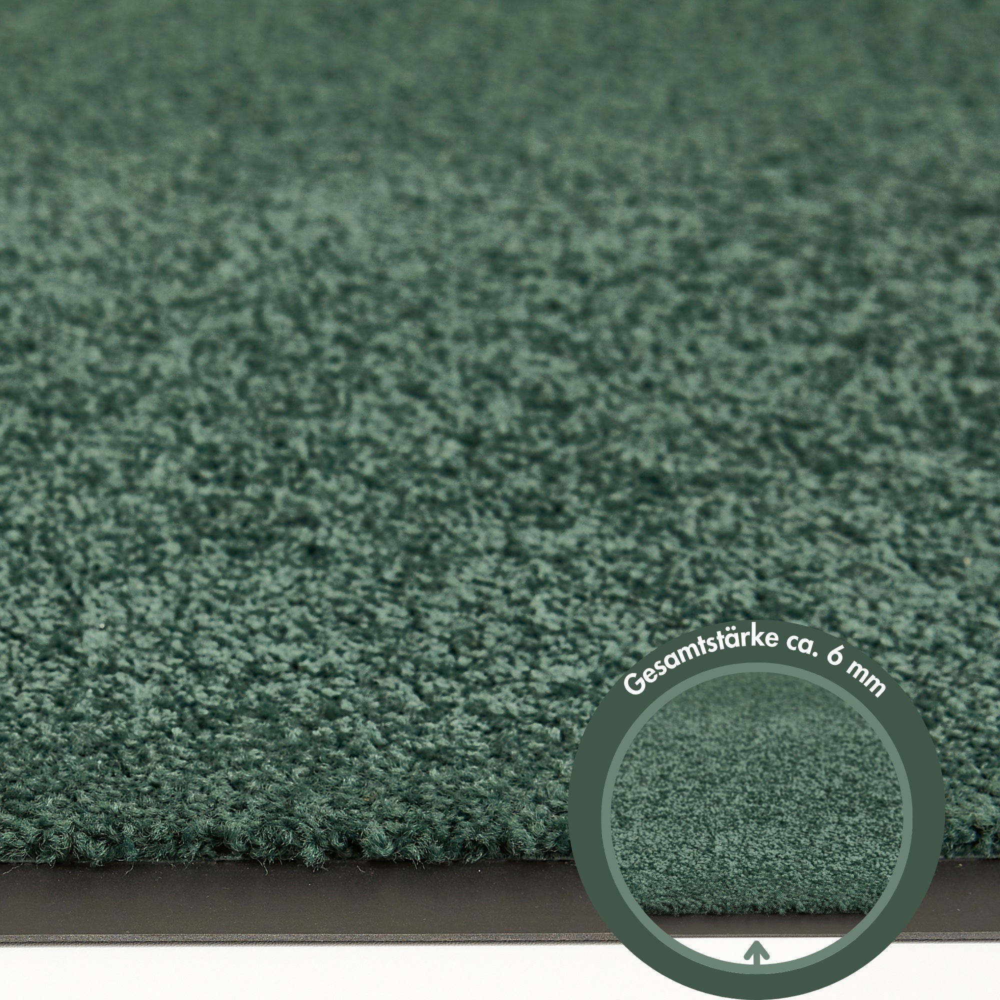 Andiamo Fußmatte »Verdi, Made in Netherlands«, rechteckig, 6 mm Höhe, Schmutzfangmatte, auch für überdachten Außenbereich geeignet, waschbar
