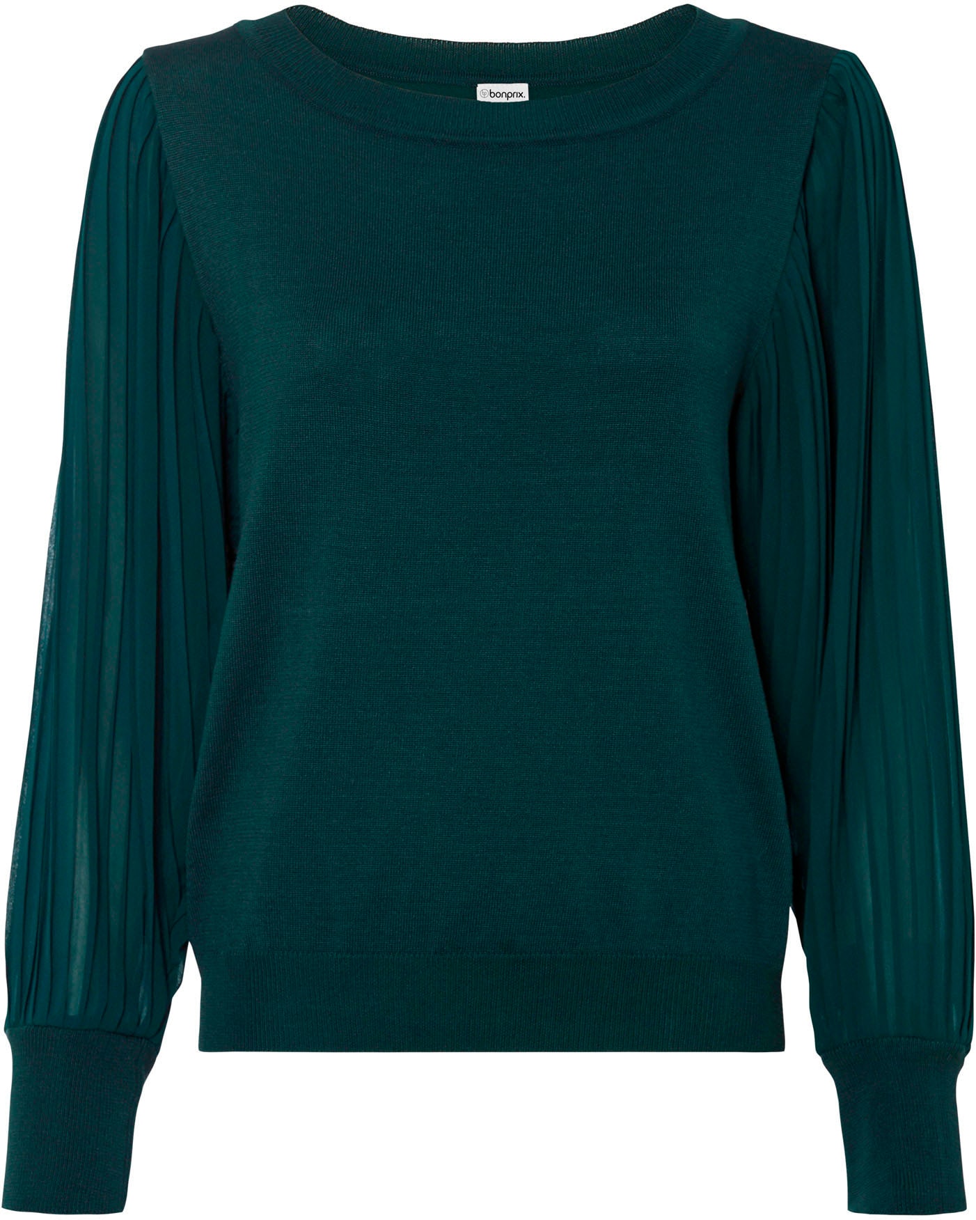 bonprix Strickpullover »Feinstrickpullover aus fließendem Viskose-Mix« aus Viskose-Mix, Loose fit, mit extravaganter Ärmelform