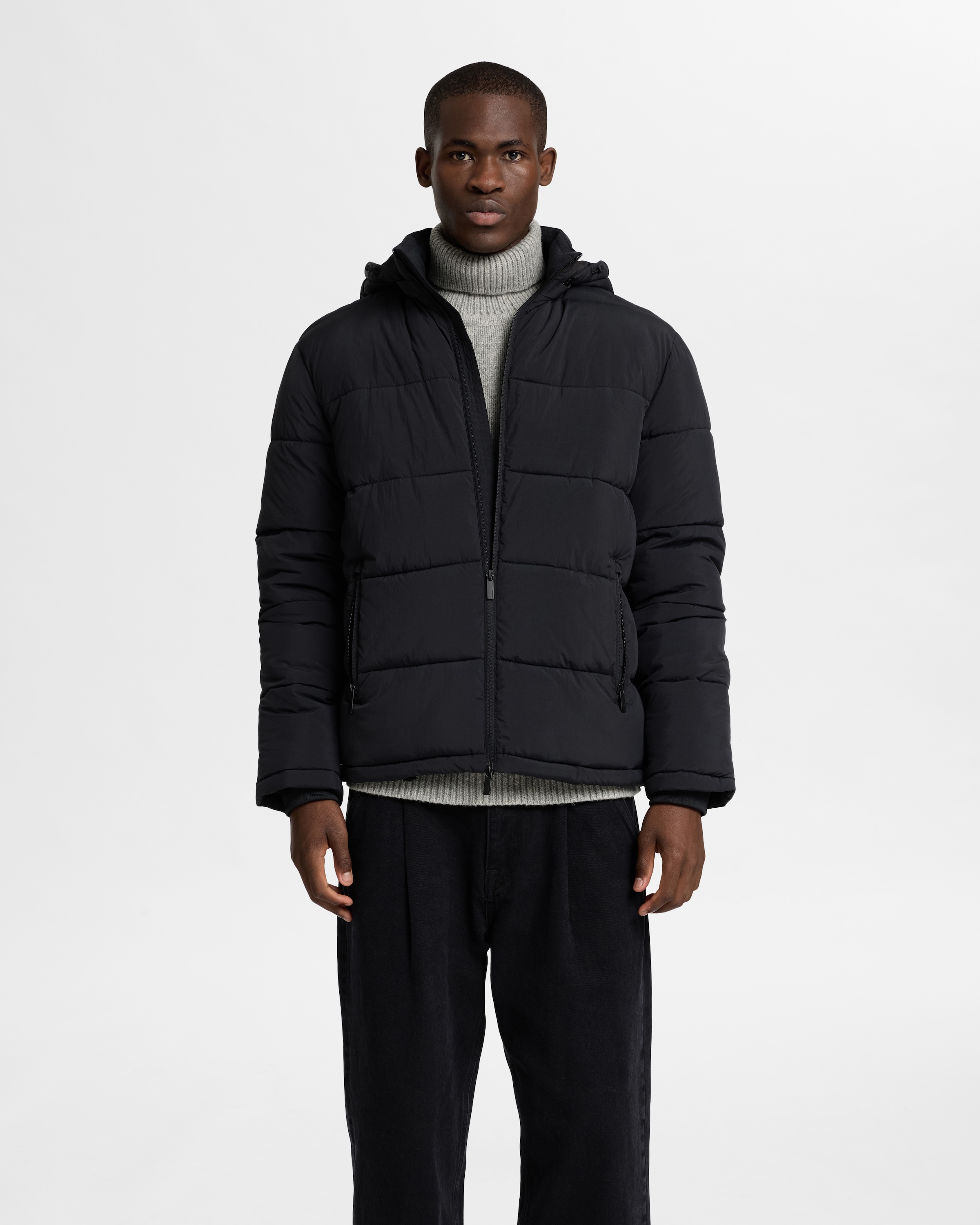 SELECTED HOMME Outdoorjacke »SLHCOOPER PUFFER JKT NOOS«, mit Kapuze