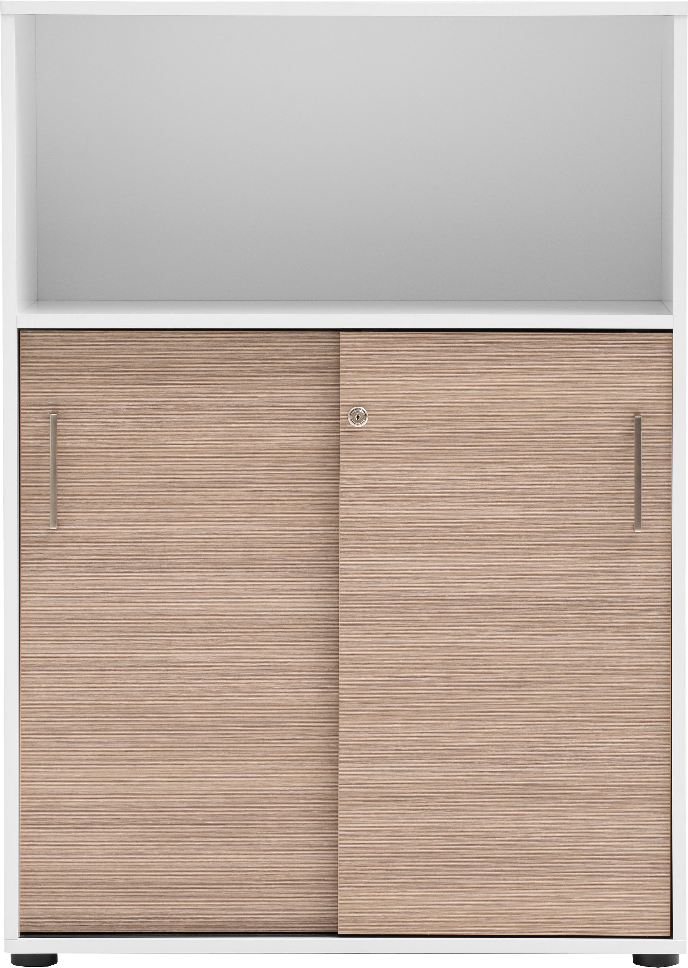 Schildmeyer Schiebetürenschrank »METZ, Aktenschrank abschließbar, Höhe 113,4 cm, MADE IN GERMANY« 1 Stk. tlg. Fronten in Canello,  MADE IN GERMANY
