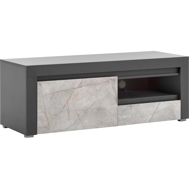 Home affaire Lowboard »Stone Marble«, mit einem edlen Marmor-Optik Dekor,  Breite 140 cm kaufen bei OTTO