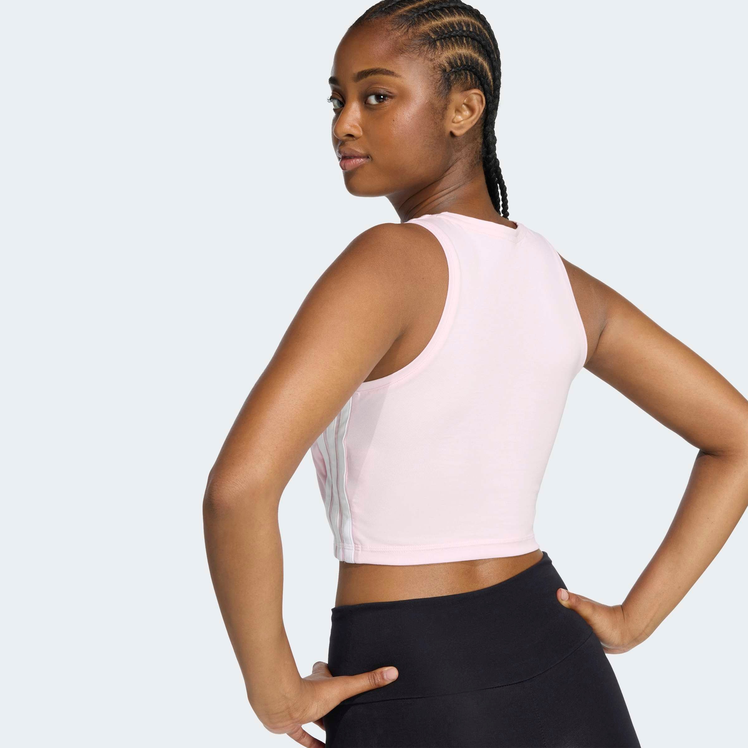 adidas Sportswear Tanktop »ESSENTIALS 3-STREIFEN GEPOLSTERTES«