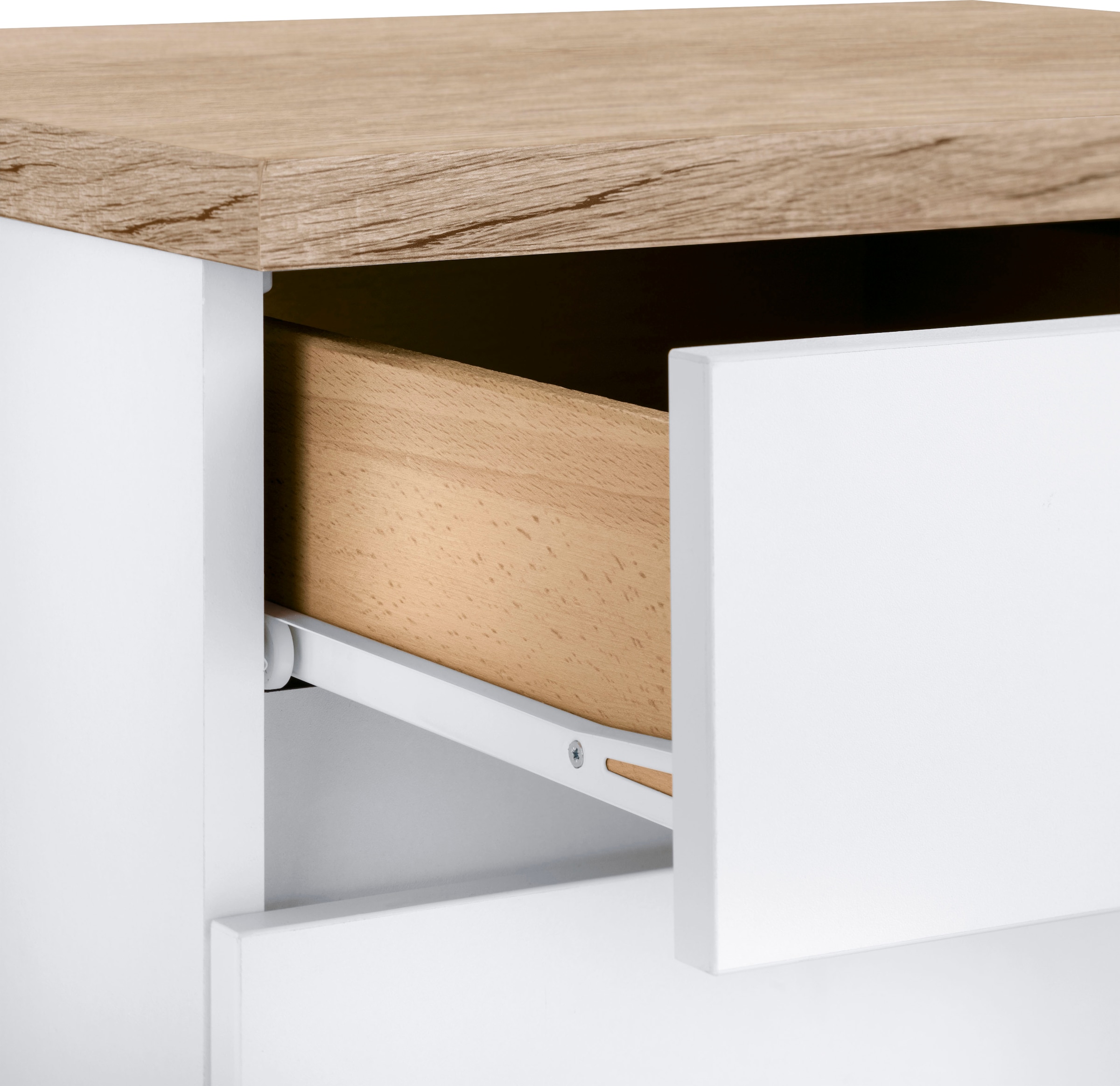 OPTIFIT Winkelküche »Roth«, Stellmaße 210x175 cm,wahlweise mit E-Geräten, Push-to-Open-Funktion